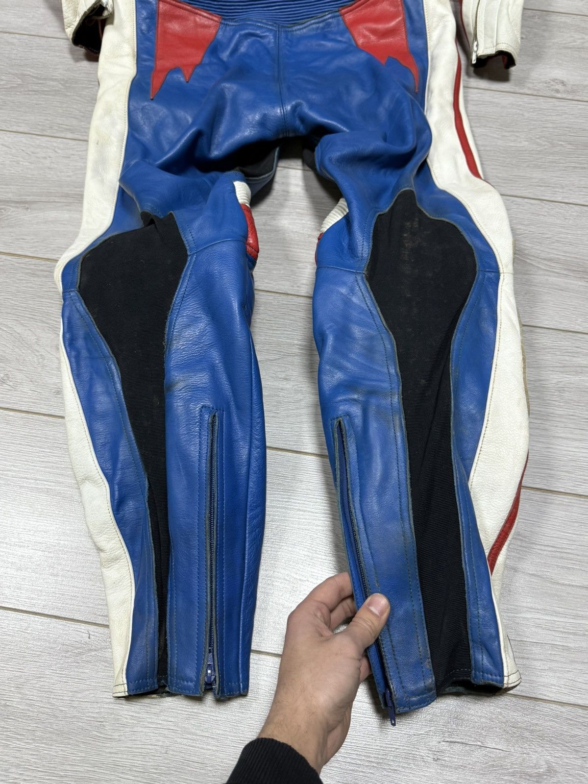 NANKAI Japan Leather suit overall MOTO protection