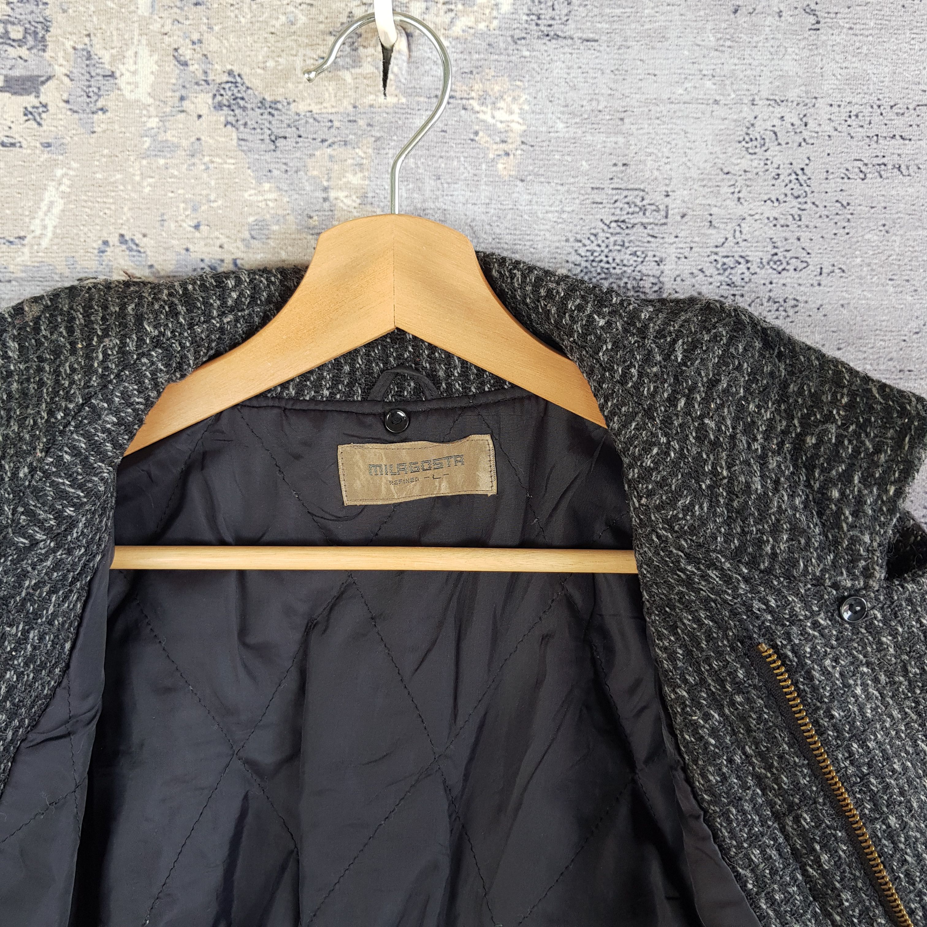 Japanese Brand × Vintage Vintage Japanese Milasosta Varsity Jacket Wool Jacket Size US M / EU 48-50 / 2 - 6 Thumbnail