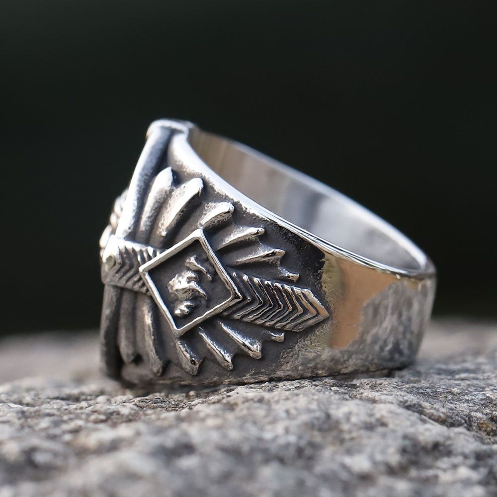 Other SIE 10 Steel Eagle With A Coat Of Arms Of The Russia Ring Size ONE SIZE - 3 Thumbnail