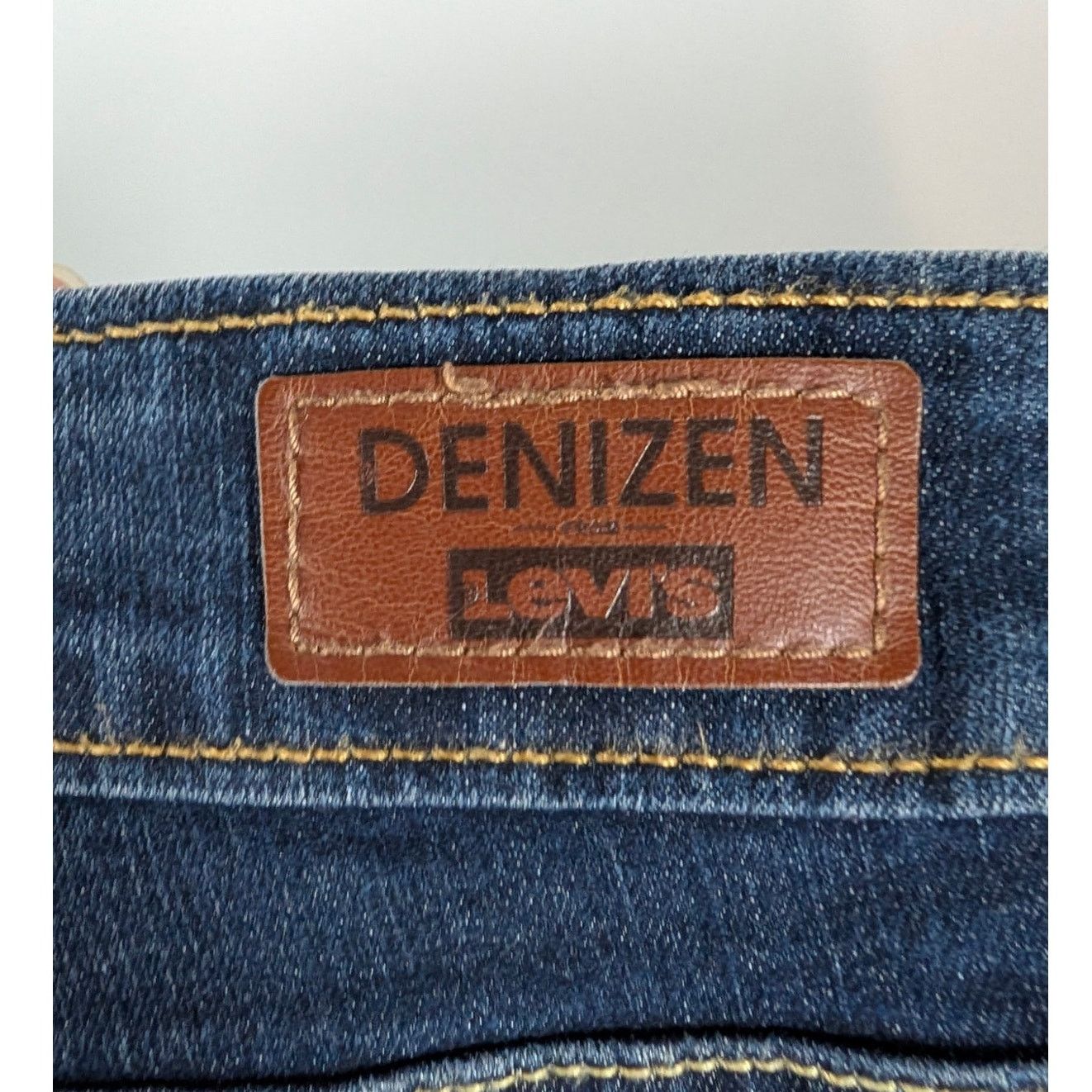 Levi's evi’s Denizen Modern Skinny Jeans Dark Wash Women’s Size 14M Size 36" / US 14 / IT 50 - 4 Thumbnail