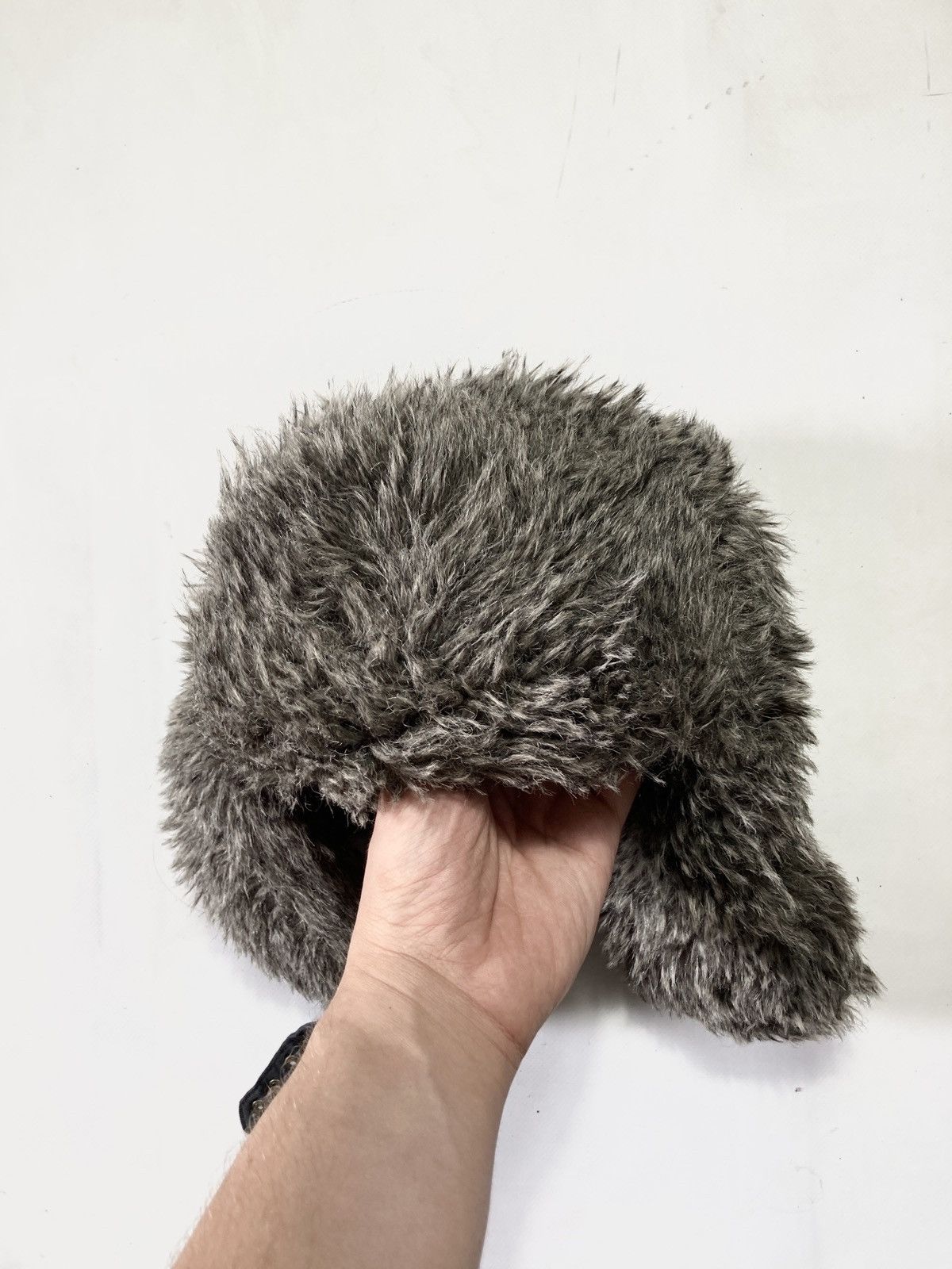 H&M ARHIVE MOHAIR FUZZY HAT UHANKA Y2K PUNK Size ONE SIZE - 3 Thumbnail