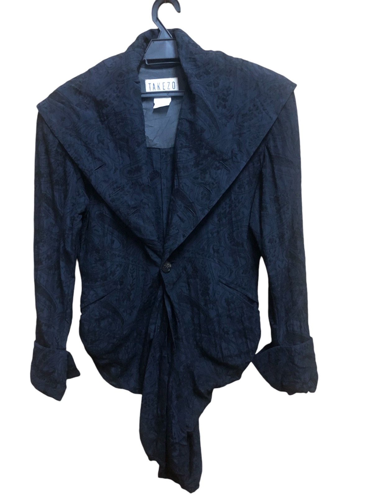 Other Takezo Toyoguchi Bandana Paisley Avant Garde 1 button jacket Size S / US 4 / IT 40 - 1 Thumbnail