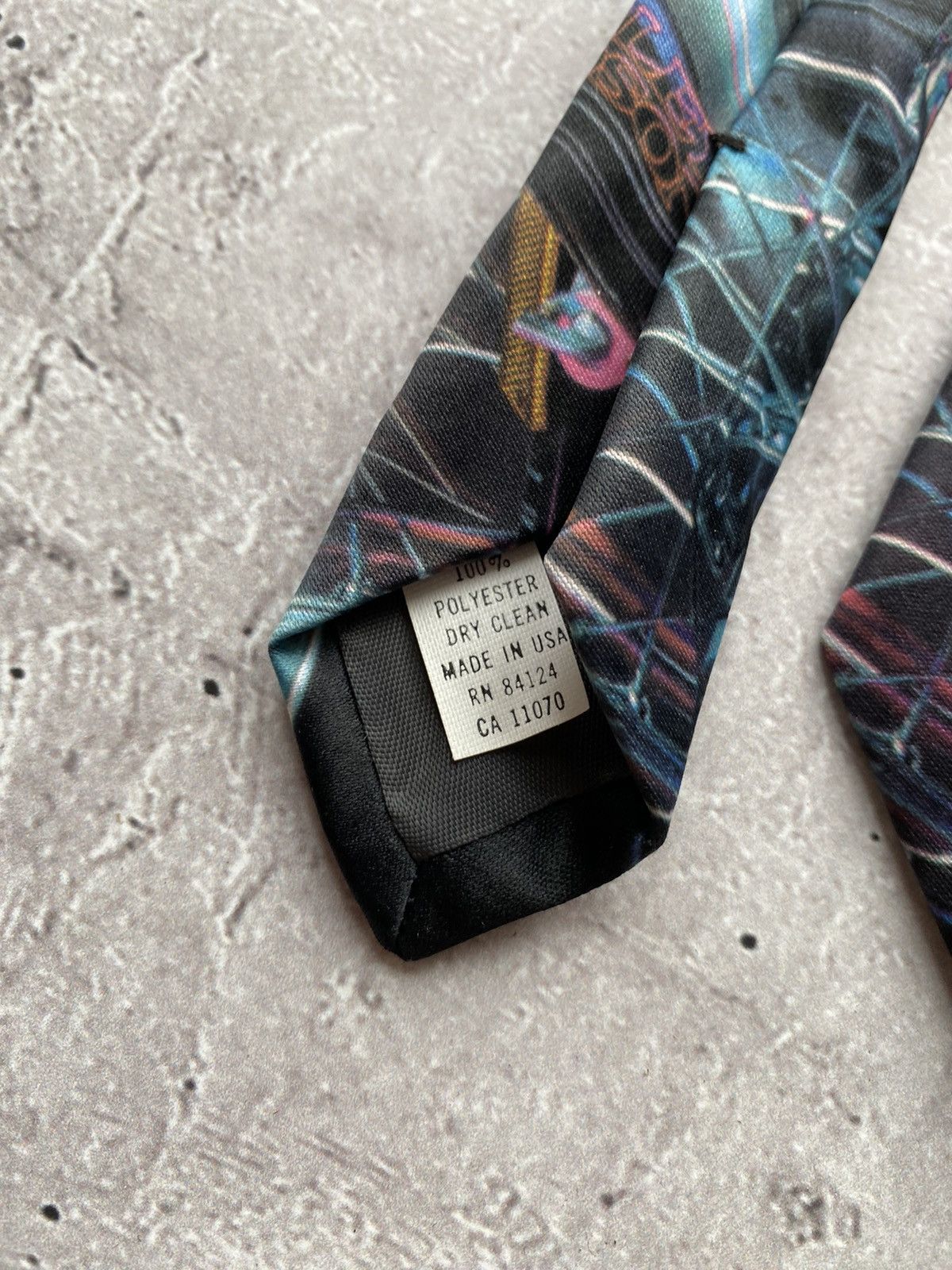 Harley Davidson Vintage Harley-Davidson Neck Tie 1994 "HARLEY ROAD TRIP" USA Size ONE SIZE - 3 Thumbnail