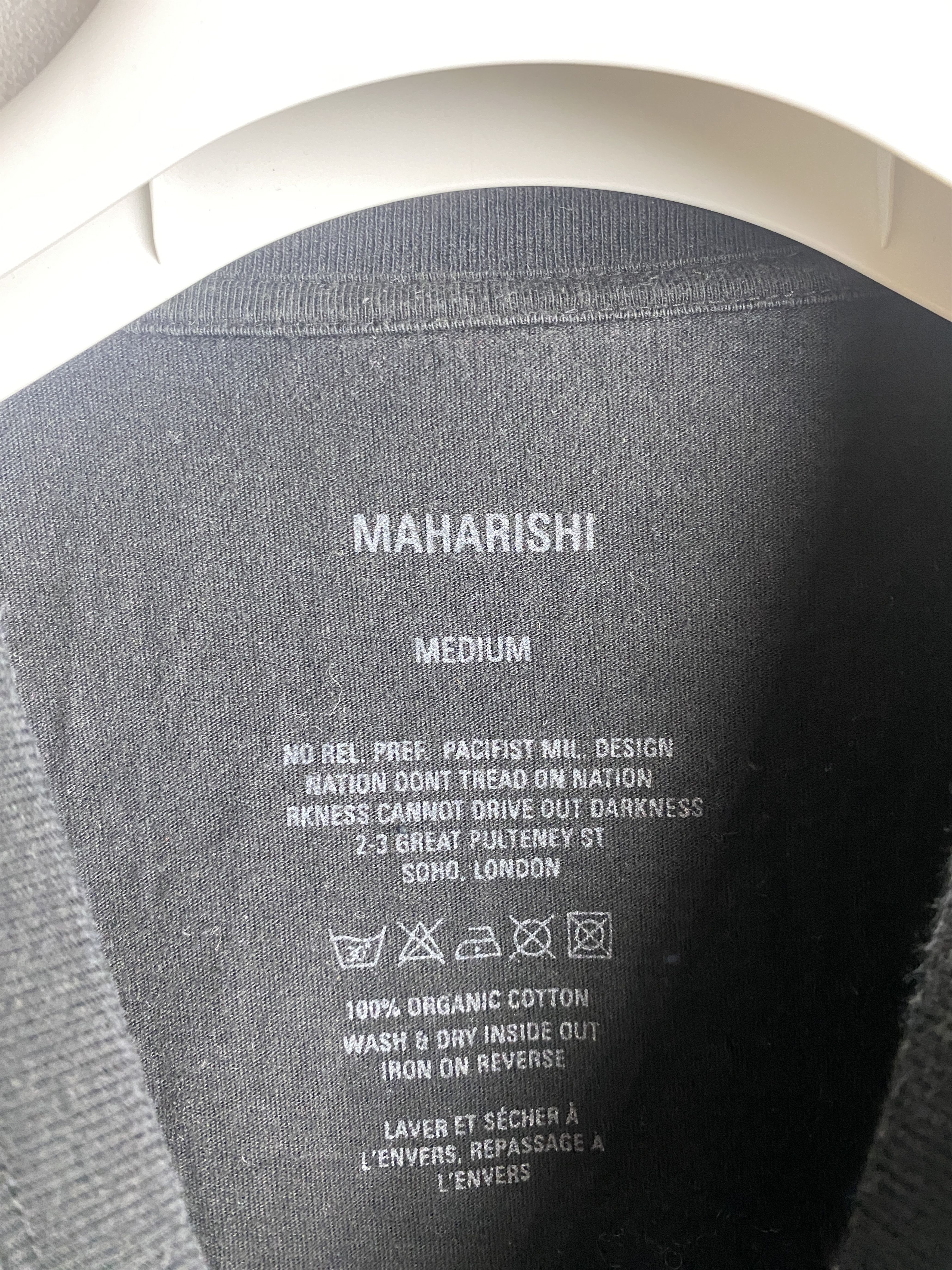 Maharishi Maharishi small logo t-shirt tee skate rap hip hop Size US M / EU 48-50 / 2 - 3 Thumbnail