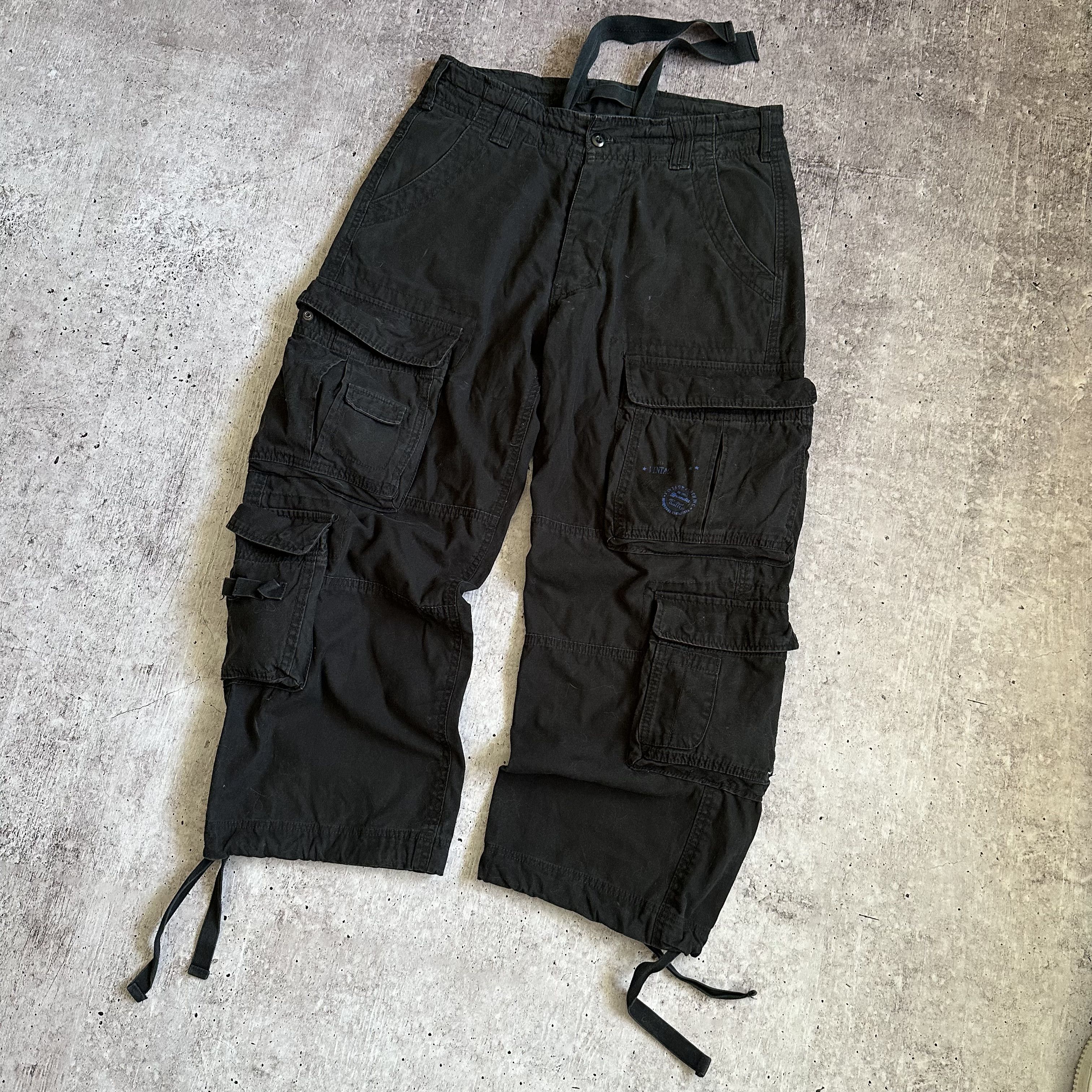 Vintage Vintage Cargo Camo Baggy Oversize Multi Pocket Opium Pants Size US 34 / EU 50 - 2 Thumbnail