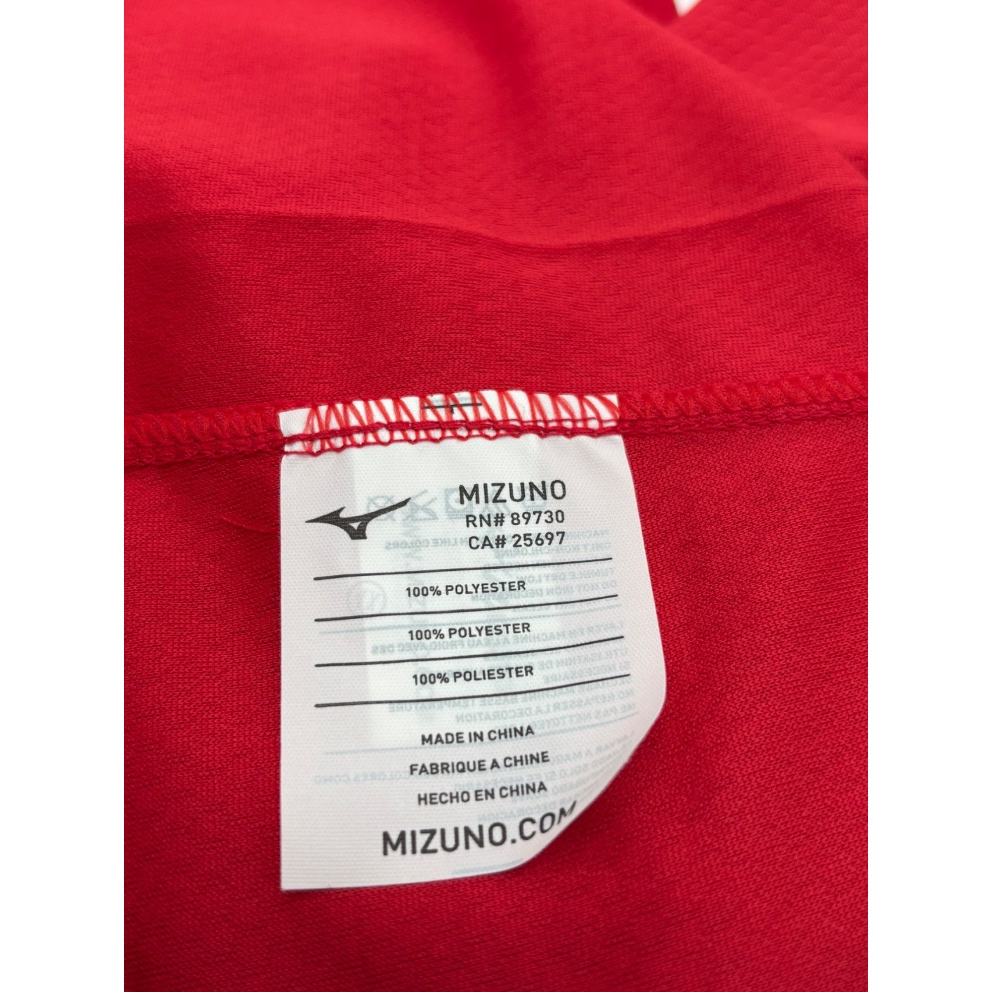 Mizuno Mizuno Women’s Softball Crew Neck Jersey, Red/White, XL Size XL / US 12-14 / IT 48-50 - 7 Thumbnail