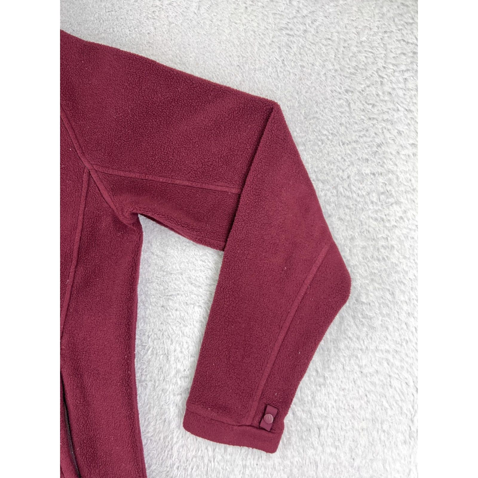 The North Face The North Face Jacket Women XL Red Full Zip Polyester Fleece Mock Neck Modern Casual, Travel, Workwear Mens? Women? Size XL / US 12-14 / IT 48-50 - 2 Thumbnail