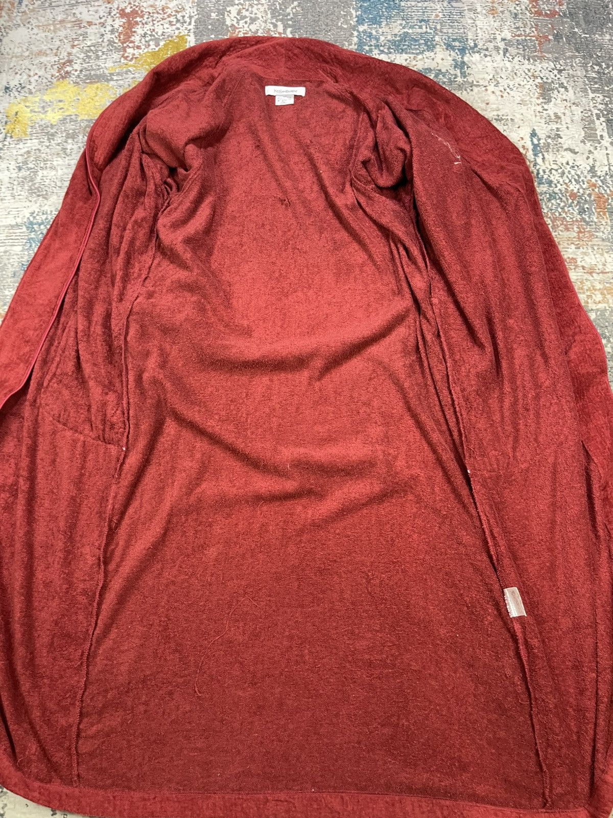 Yves Saint Laurent Yvest Saint Laurent Shawl Collar Terrycloth Bathrobe Size US L / EU 52-54 / 3 - 13 Thumbnail