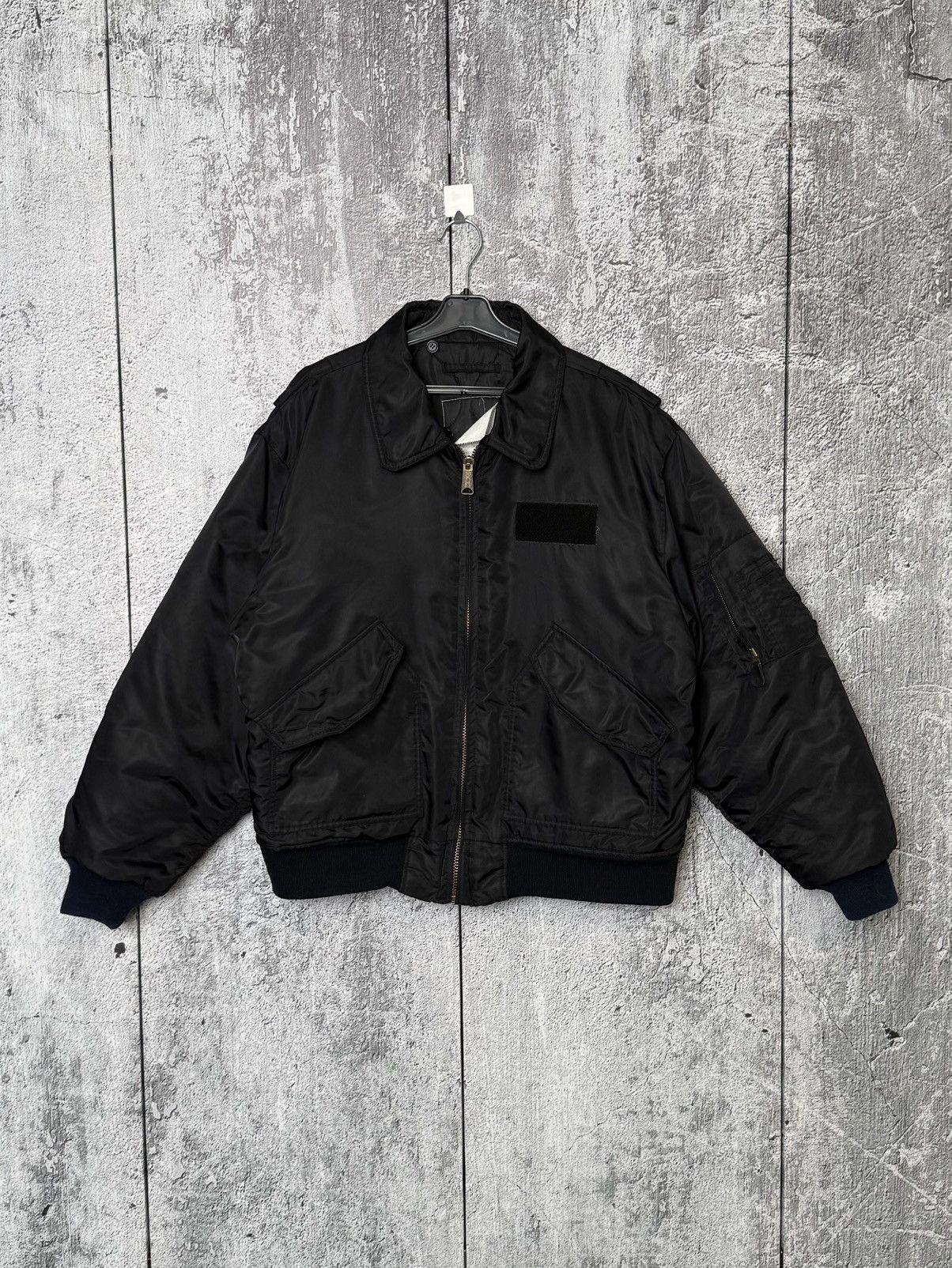 Alpha Industries CWU 45/P Flight Nylon Bomber Jacket USA Military Style MA-1 Size US M / EU 48-50 / 2 - 6 Thumbnail