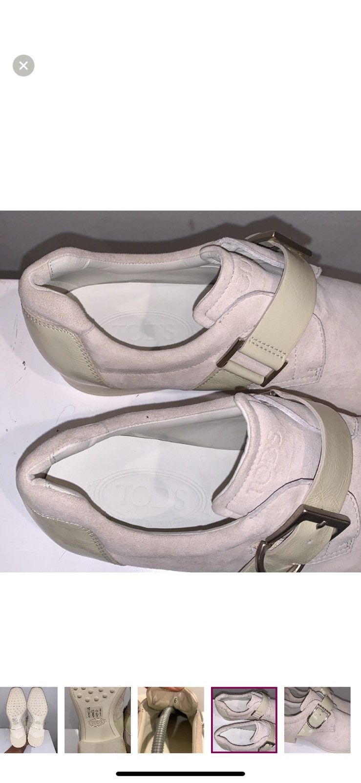 Tod's TODS WESTERN LOAFERS OFFWHITE SIZE 6 Size US 6 / EU 39 - 8 Thumbnail