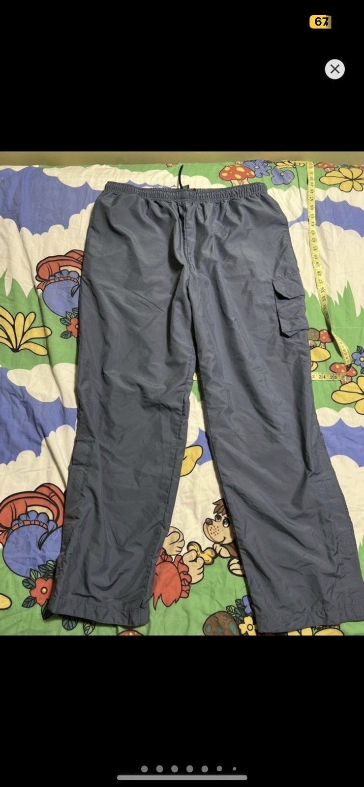 Banana Republic ***FINAL DROP***RARE 00s TECHNICAL NYLON WIDE CARGO PANT XL Size US 38 / EU 54 - 1 Thumbnail