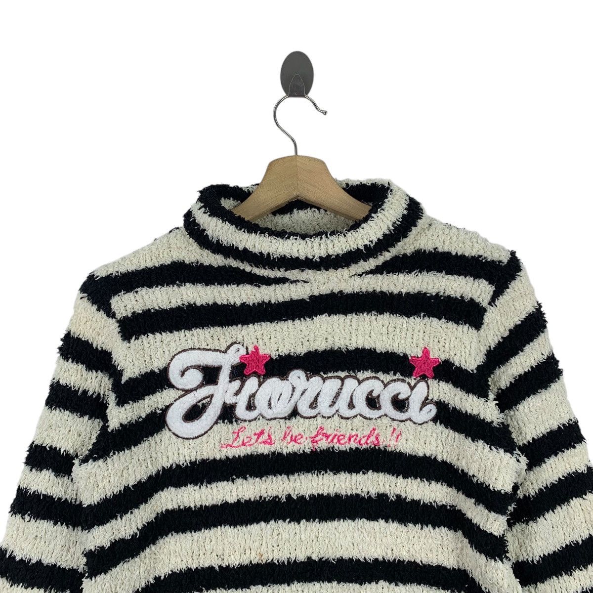 Fiorucci FIORUCCI Italian Designer Big Logo Turtle Neck Long Sleeve Size M / US 6-8 / IT 42-44 - 3 Thumbnail