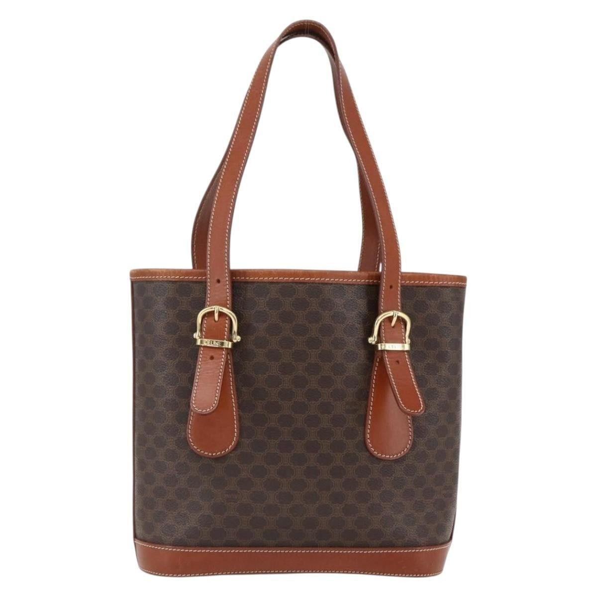 Celine Celine Vintage Macadam Canvas and Leather Size ONE SIZE - 1 Thumbnail