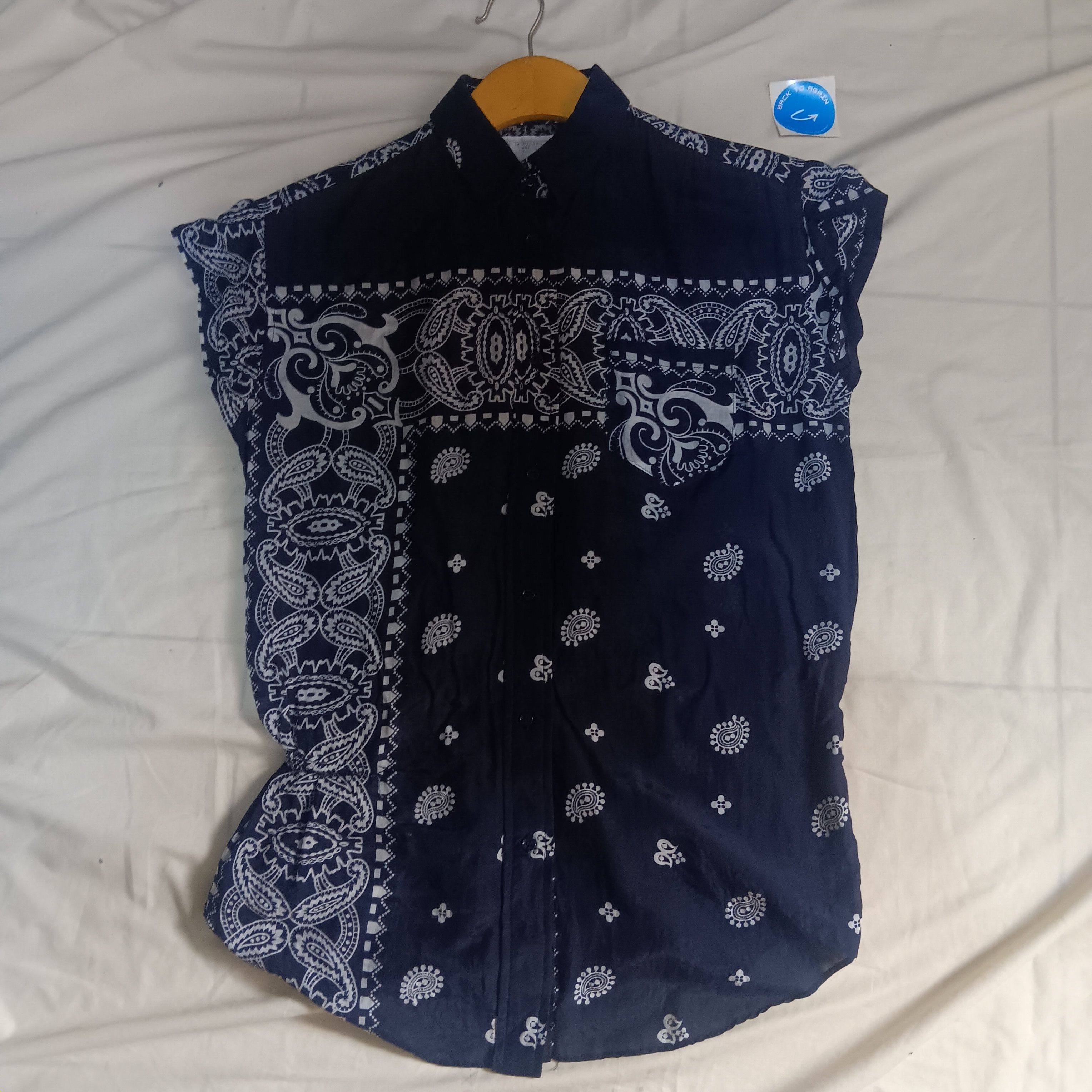 Japanese Brand × Sacai Sacai parsley pattern shirt button Size S / US 4 / IT 40 - 1 Thumbnail