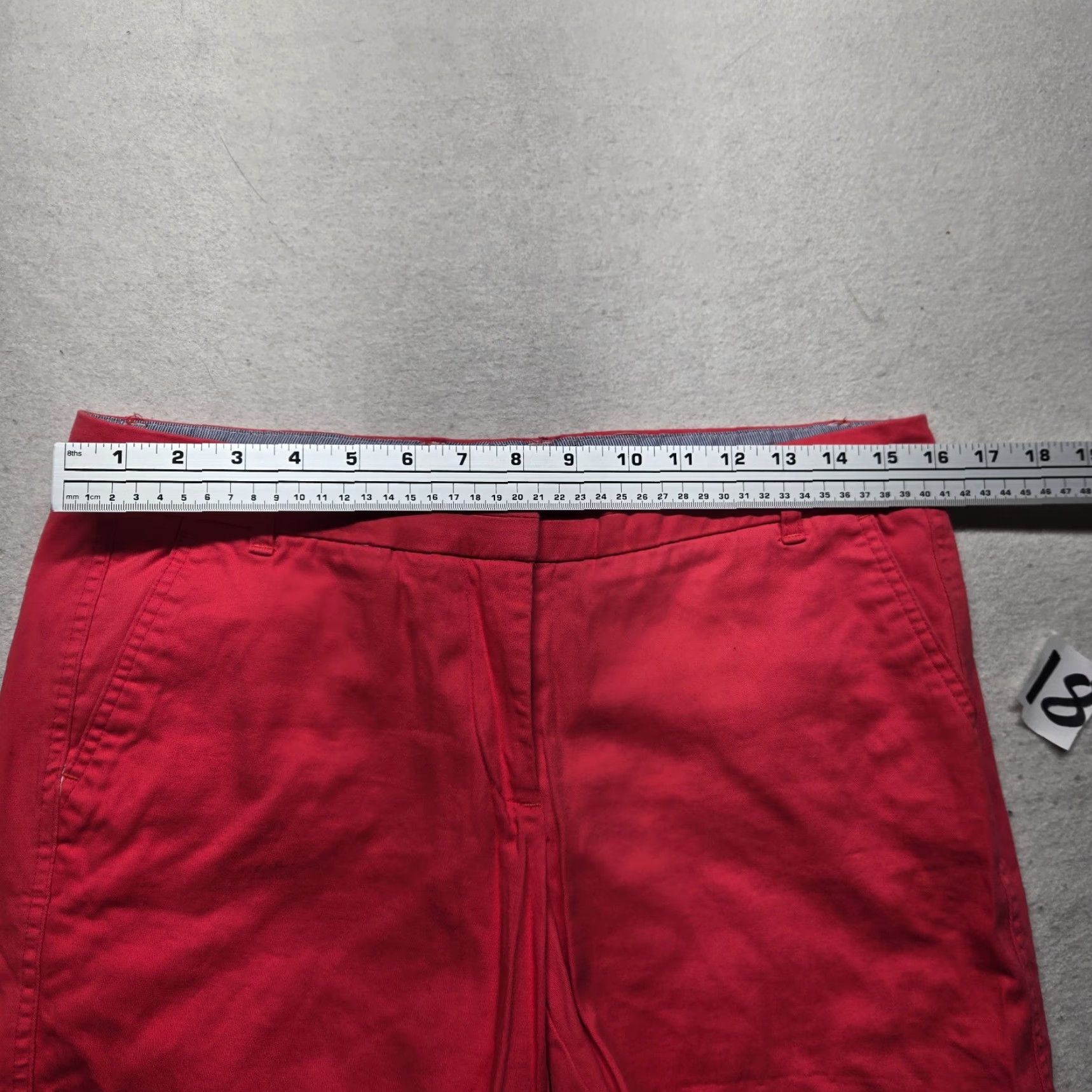 Vintage Land 'N Sea Pants Women Adult 8 Pink Pocket Slant Flat Front Chino Cotton Casual Summer Spring Built for Walking Size 30" / US 8 / IT 44 - 3 Thumbnail