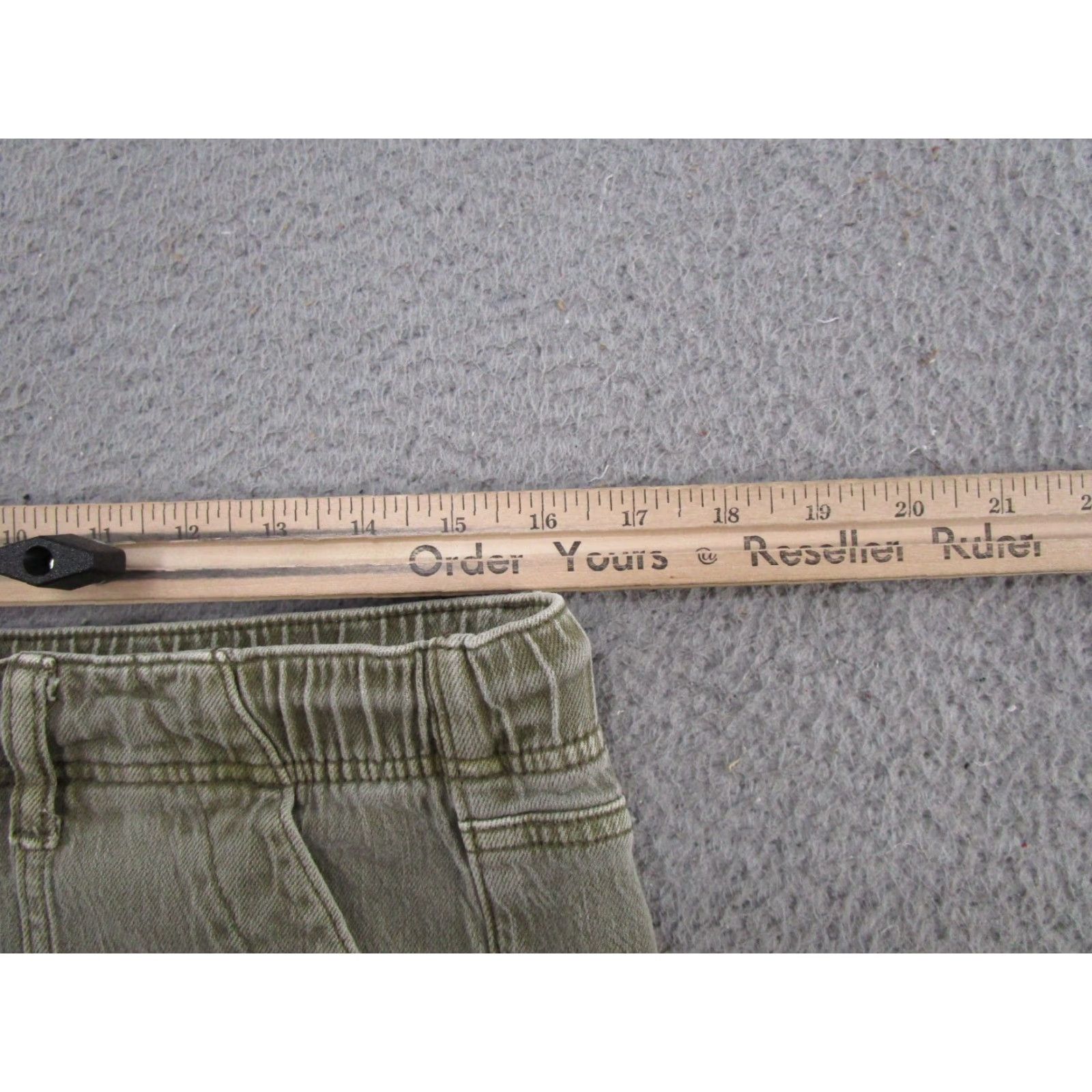 American Eagle Outfitters American Eagle Outfitters Shirt Womens Olive Army Green Size 10 Stretch Elastic Waist Casual Daytime Summer Spring Size ONE SIZE - 4 Thumbnail