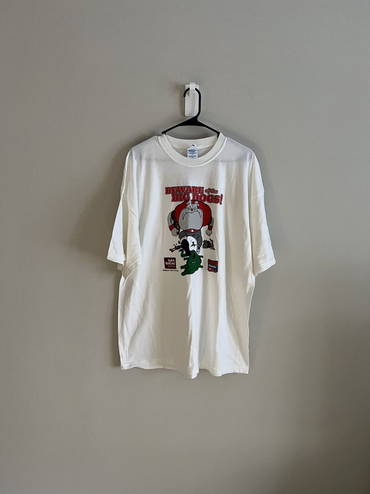 Vintage Vintage 'Beware of the Bulldogs' Tee Size US XXL / EU 58 / 5 - 1 Thumbnail