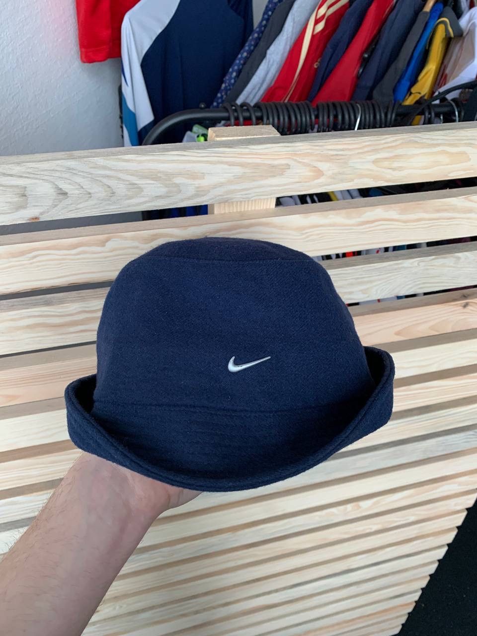 Nike × Vintage Vintage wool bucket hat Nike 98’s Size ONE SIZE - 3 Thumbnail