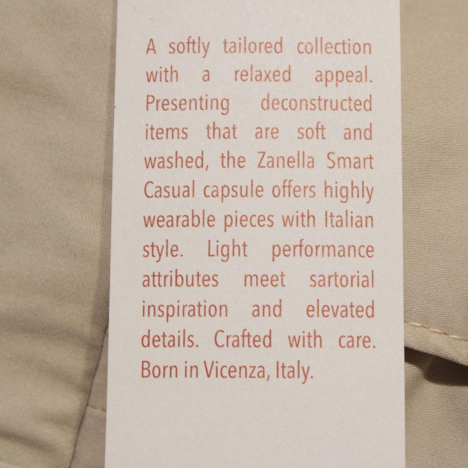 Zanella Zanella New with tags Chino Size 40 US In Beige Size US 40 / EU 56 - 8 Thumbnail
