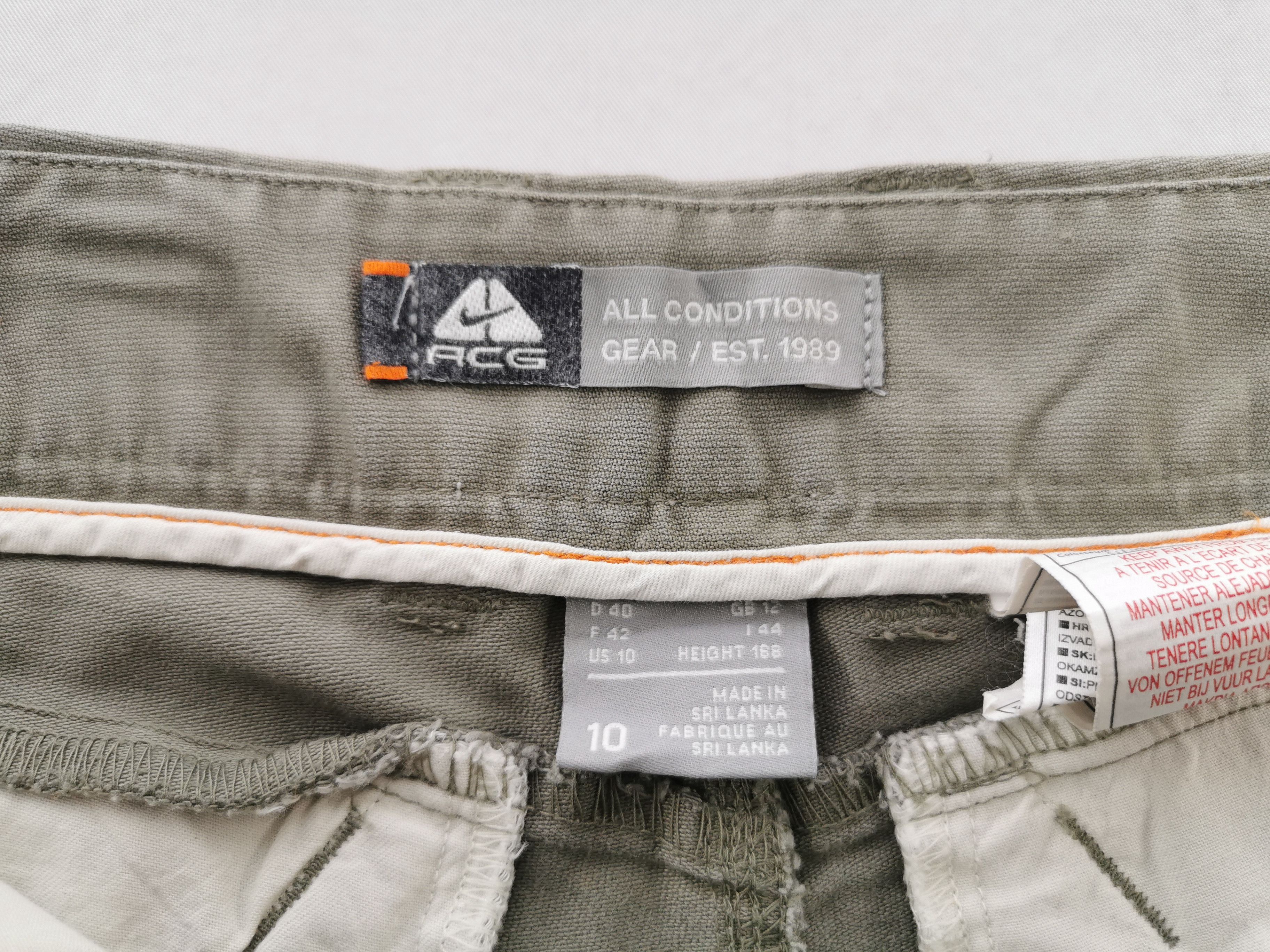 Nike ACG Vintage Nike ACG Cargo Trouser Pants Size 32 Size US 32 / EU 48 - 8 Thumbnail
