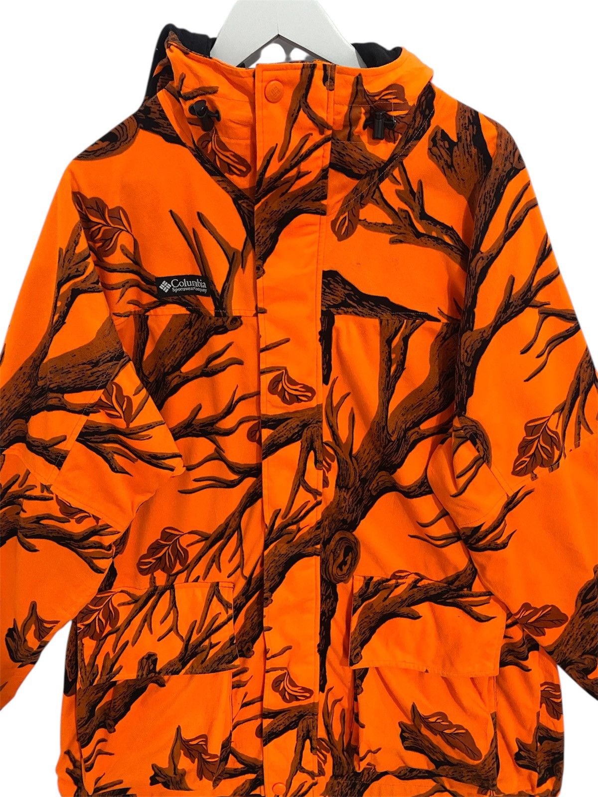 Columbia × Vintage Vintage Columbia Camouflage Hunting hoodie Jacket Size US XL / EU 56 / 4 - 3 Thumbnail