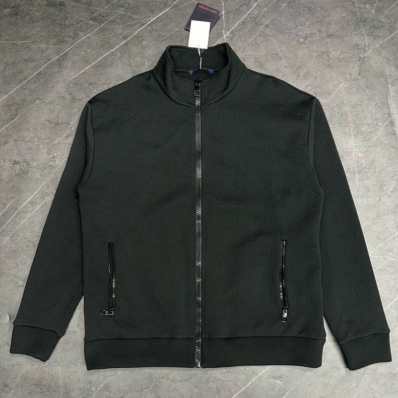 Louis Vuitton Louis Vuitton Black Logo Embossed Jacket-dmc Size US XXL / EU 58 / 5 - 1 Thumbnail