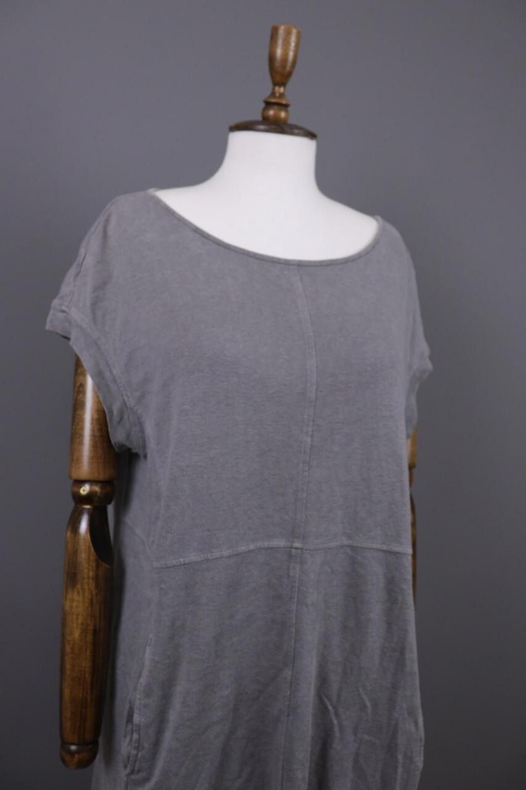 Oscar De La Renta Oska Gray Sleevles Relaxed Lagenlook Tunic Dress Size 3 Size M / US 6-8 / IT 42-44 - 6 Thumbnail