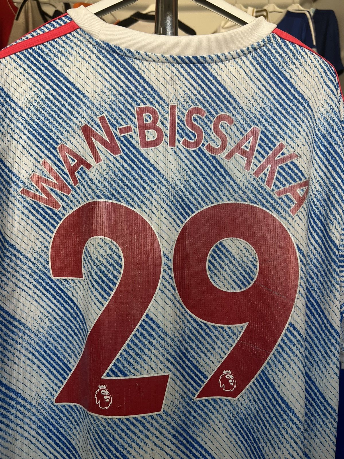 Adidas Soccer Jersey Adidas Manchester United 2021/22 Wan-Bissaka Size US XL / EU 56 / 4 - 3 Thumbnail