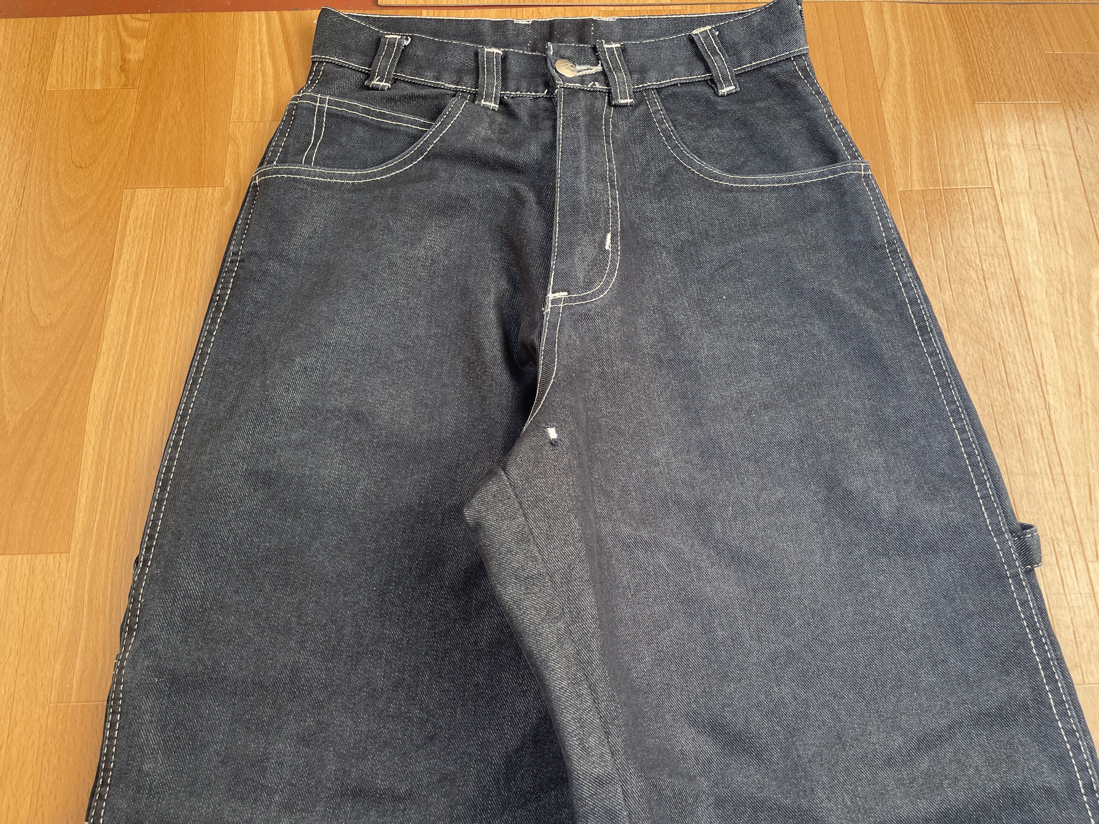 Wu-Tang Clan Johnny Blaze jeans shiny metallic silver baggy Wu Wear 28 Size US 28 / EU 44 - 9 Thumbnail