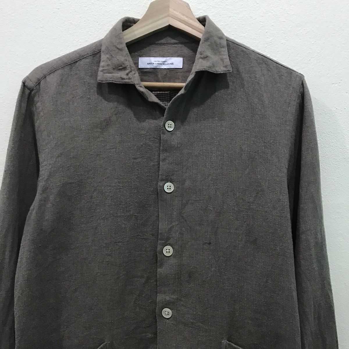 Flannel × United Arrows United Arrows Plain Flannel Shirt Size S / US 4 / IT 40 - 3 Thumbnail