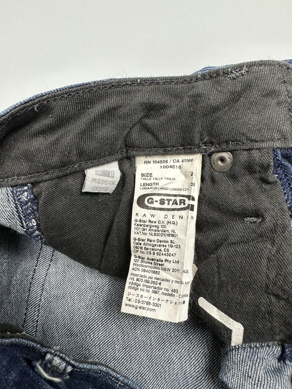 Designer × G-Star G-Star 96 Raw Buckel Back Denim Size US 27 - 9 Thumbnail