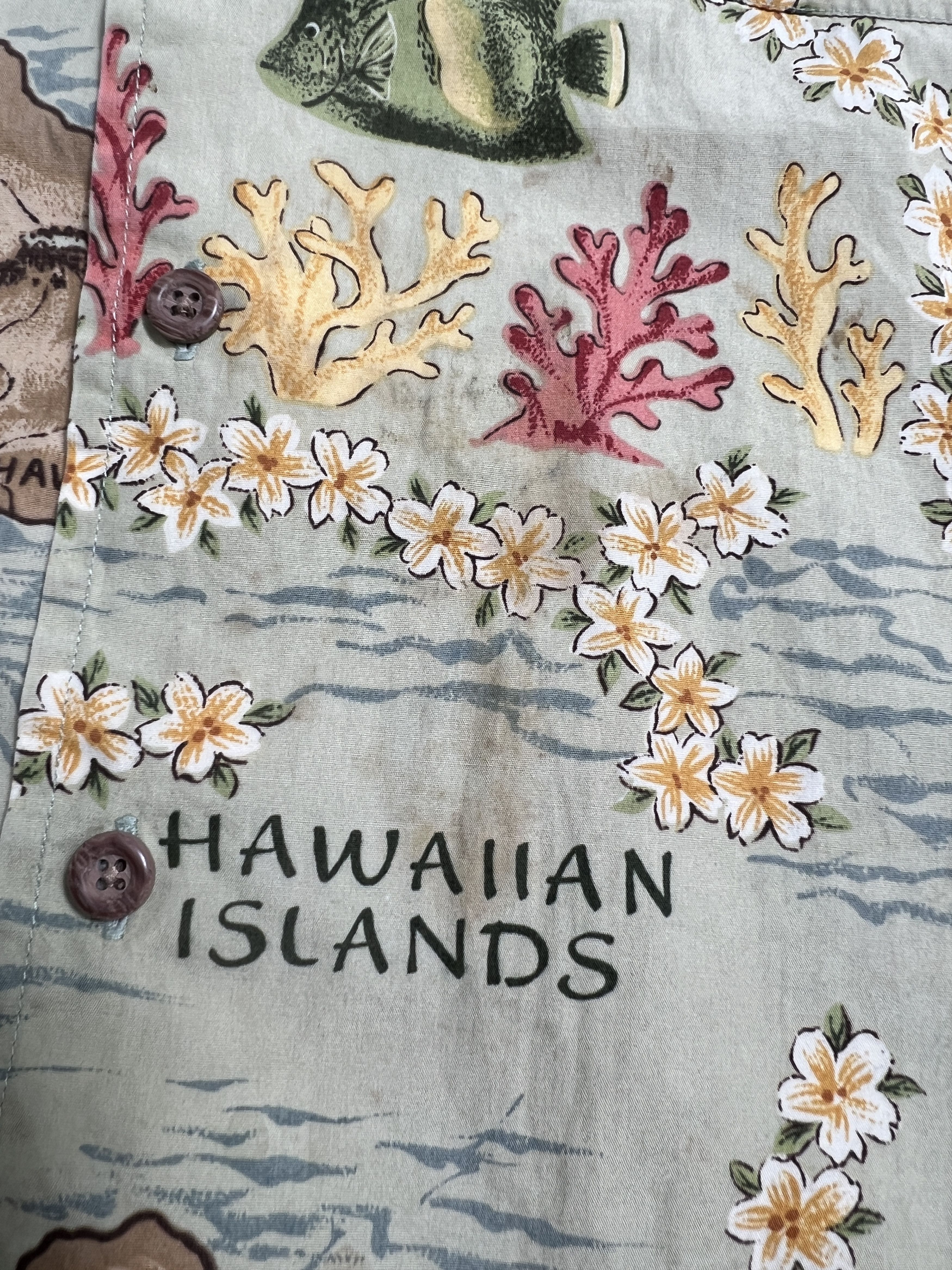 Tommy Hilfiger VTG Tommy Hilfiger Hawaiian Islands AOVP Shirt (3XL) JKA071 Size US XXL / EU 58 / 5 - 9 Thumbnail