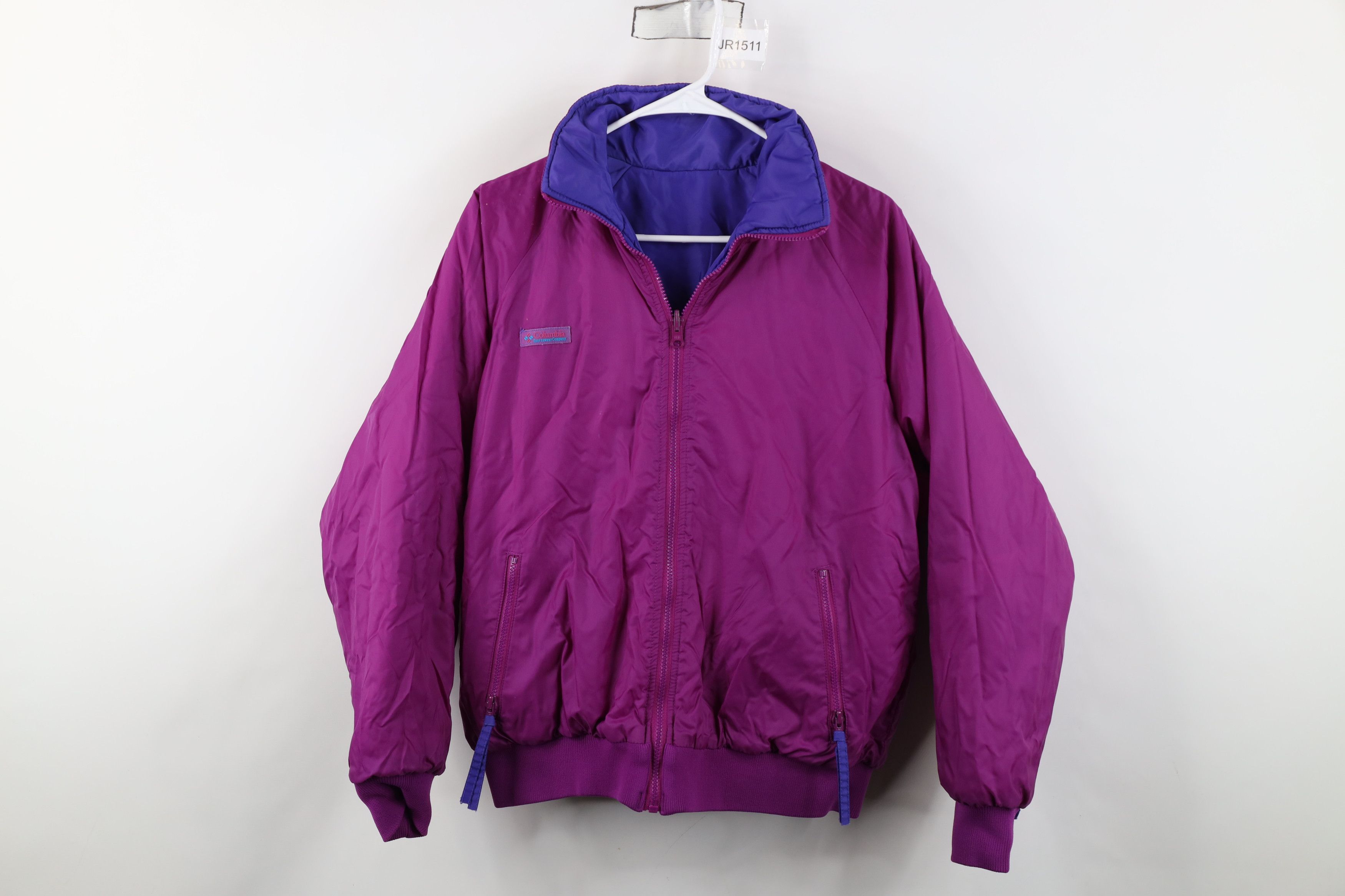 Columbia Vintage 90s Columbia Reversible Puffer Bomber Jacket Coat Size L / US 10 / IT 46 - 11 Thumbnail