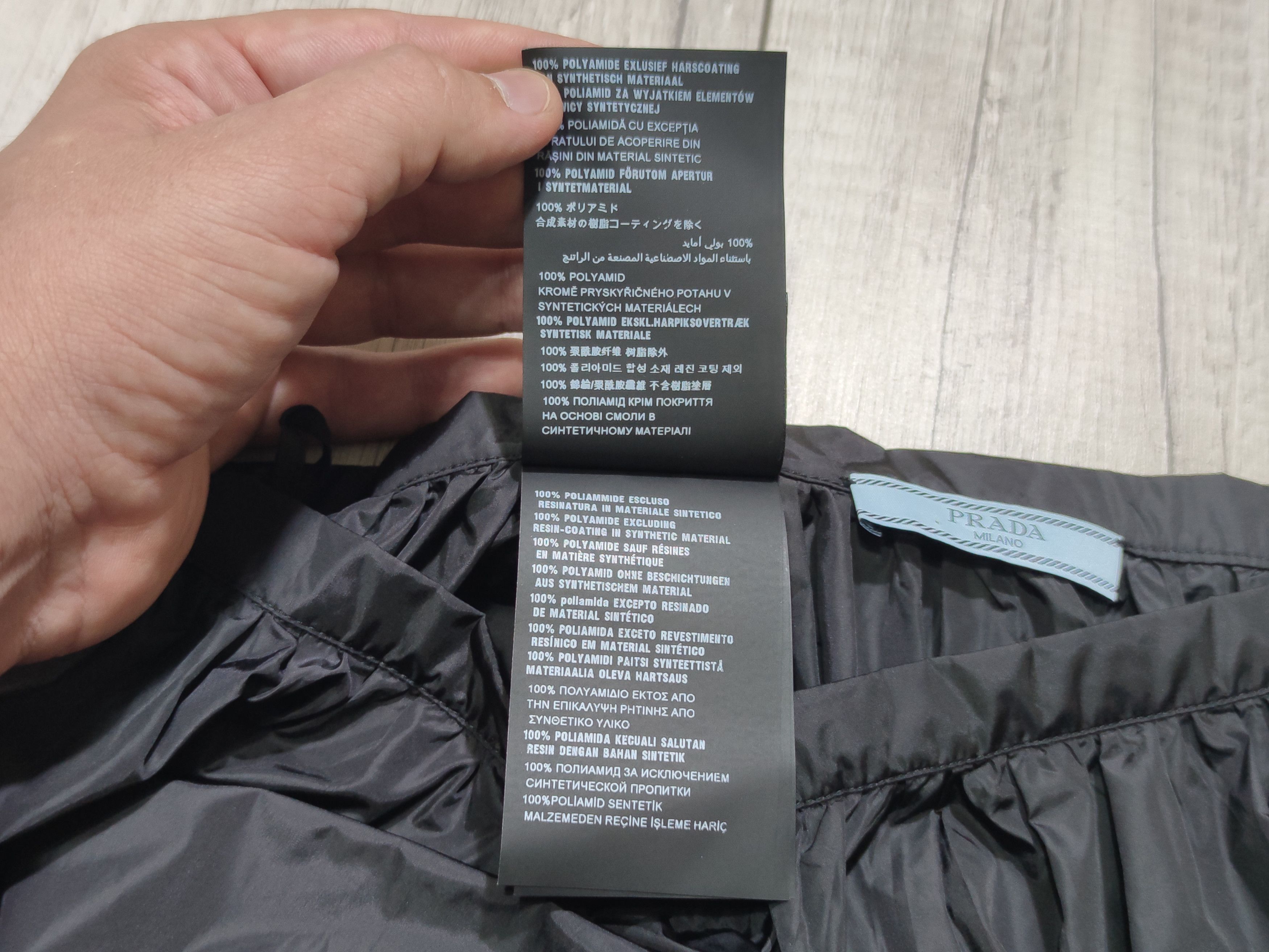 Prada Prada Nylon Black Midi Skirt Size 42 Size 28" / US 6 / IT 42 - 13 Thumbnail
