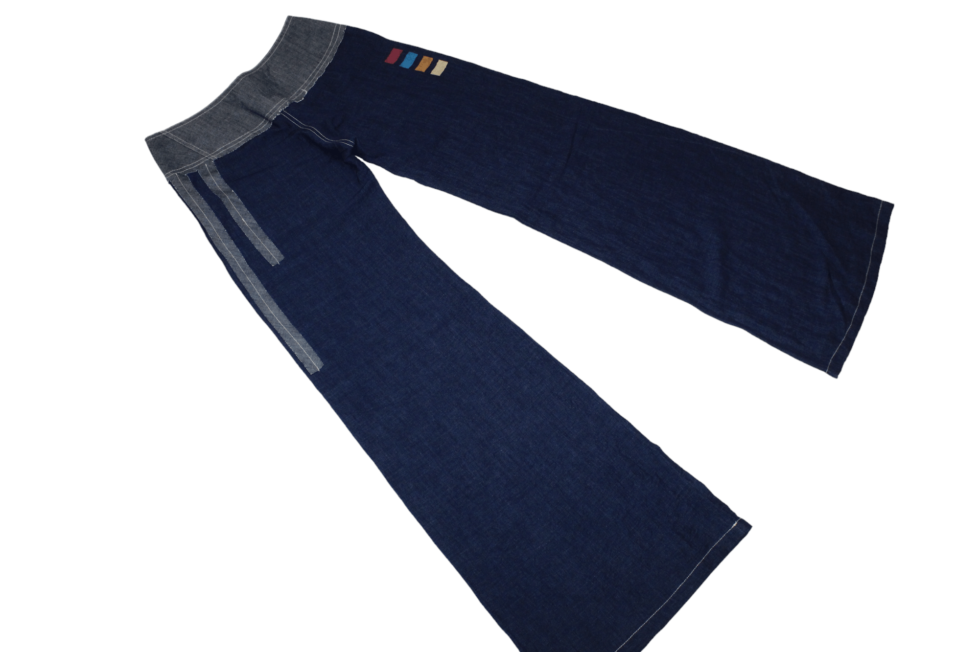 Beauty Beast OHDD Marco Fantini Wide-Leg Flared Linen-Viscose Pants Size 28" / US 6 / IT 42 - 13 Thumbnail
