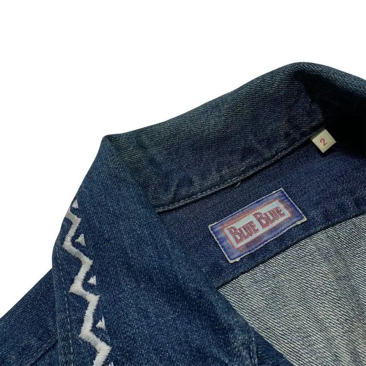 Blue Blue Japan Vintage Blue Blue Japan Embroidery Chore Jacket Size US M / EU 48-50 / 2 - 5 Thumbnail