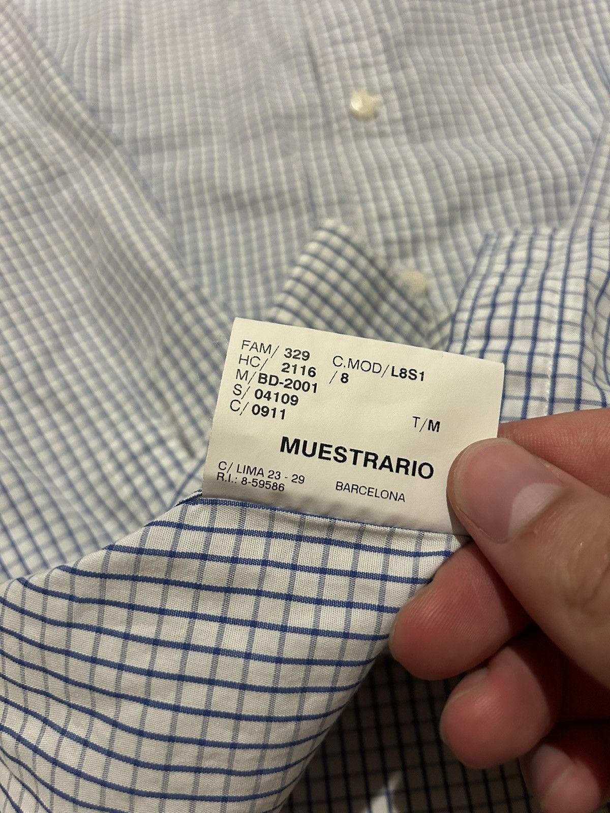Burberry Thomas Burberry by Burberry checkered shirt Size US M / EU 48-50 / 2 - 7 Thumbnail