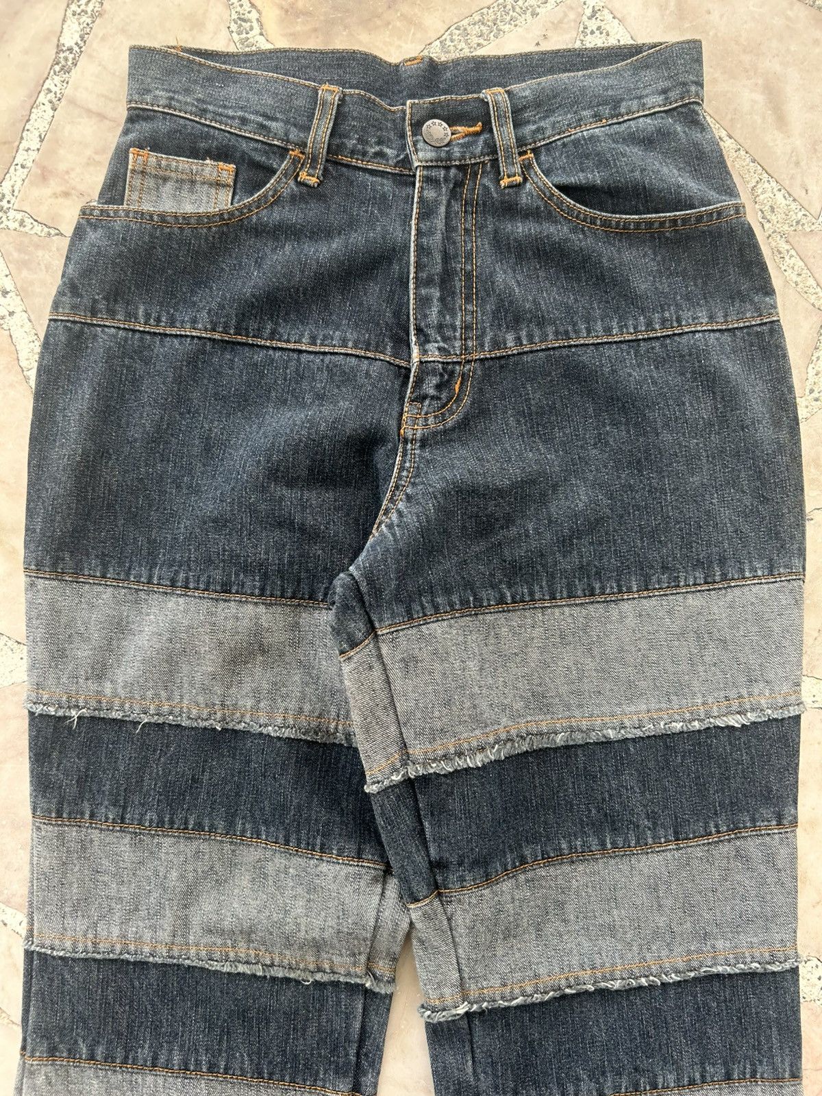 Japanese Brand Japanese Denim Hadi Flared Pants Size 26" / US 2 / IT 38 - 4 Thumbnail