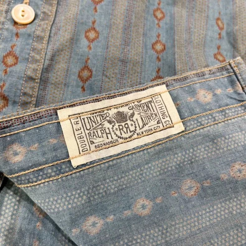 RRL Ralph Lauren RRL Ralph Lauren Old printed shirt Size US M / EU 48-50 / 2 - 5 Thumbnail