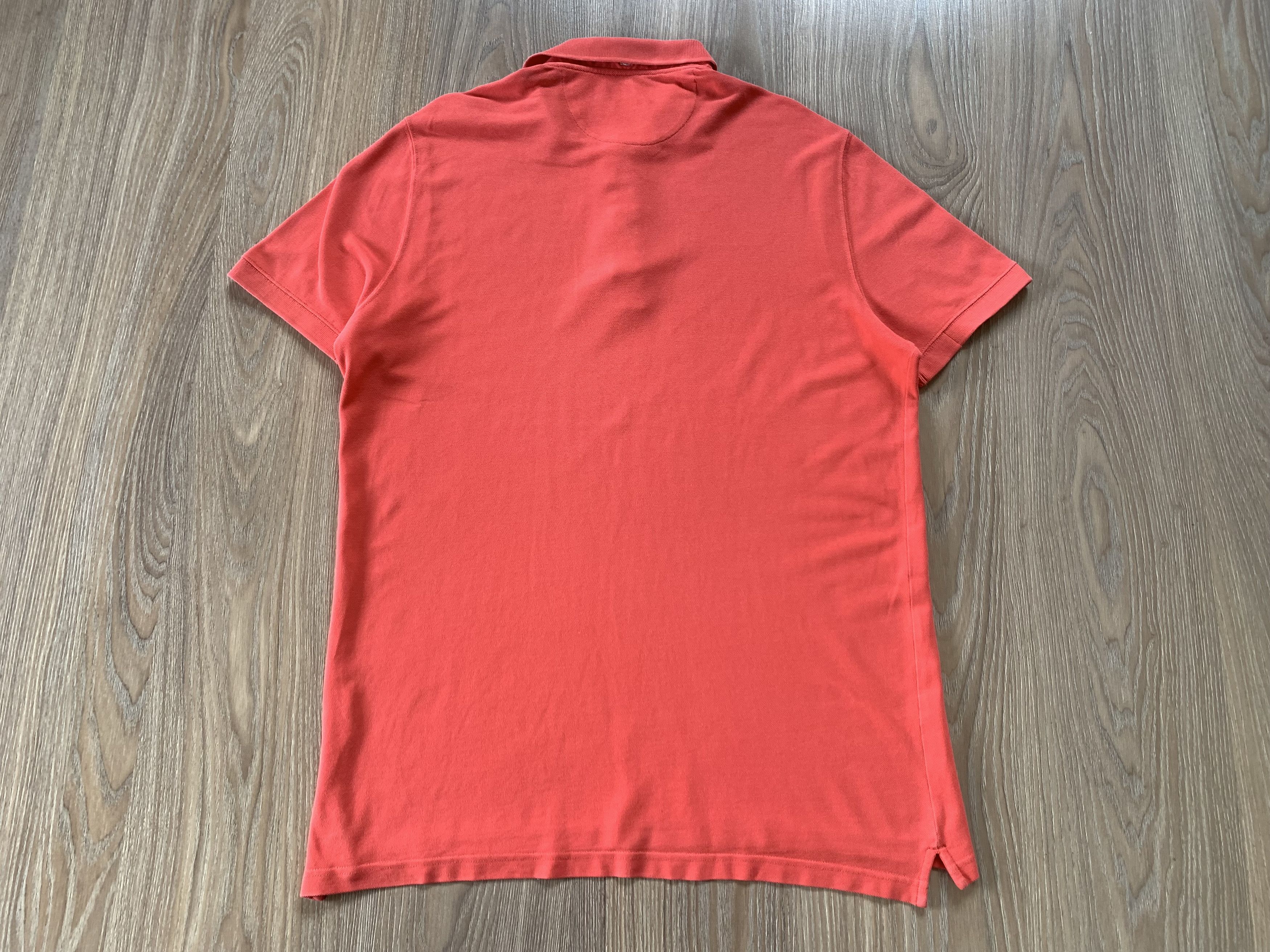 Massimo Dutti Massimo Dutti Mens Coral Cotton Polo T-Shirt Size US L / EU 52-54 / 3 - 3 Thumbnail