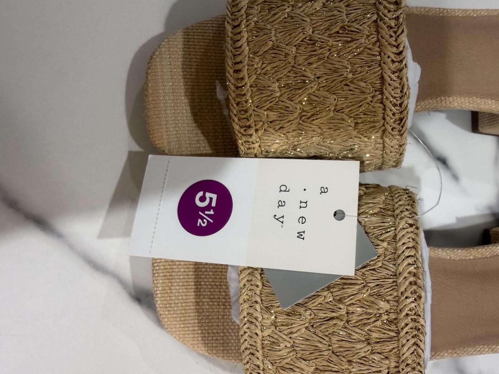 Other Target Women’s Grace Sandals Memory Foam Insole - A New Day Size US 5.5 / IT 35.5 - 4 Thumbnail
