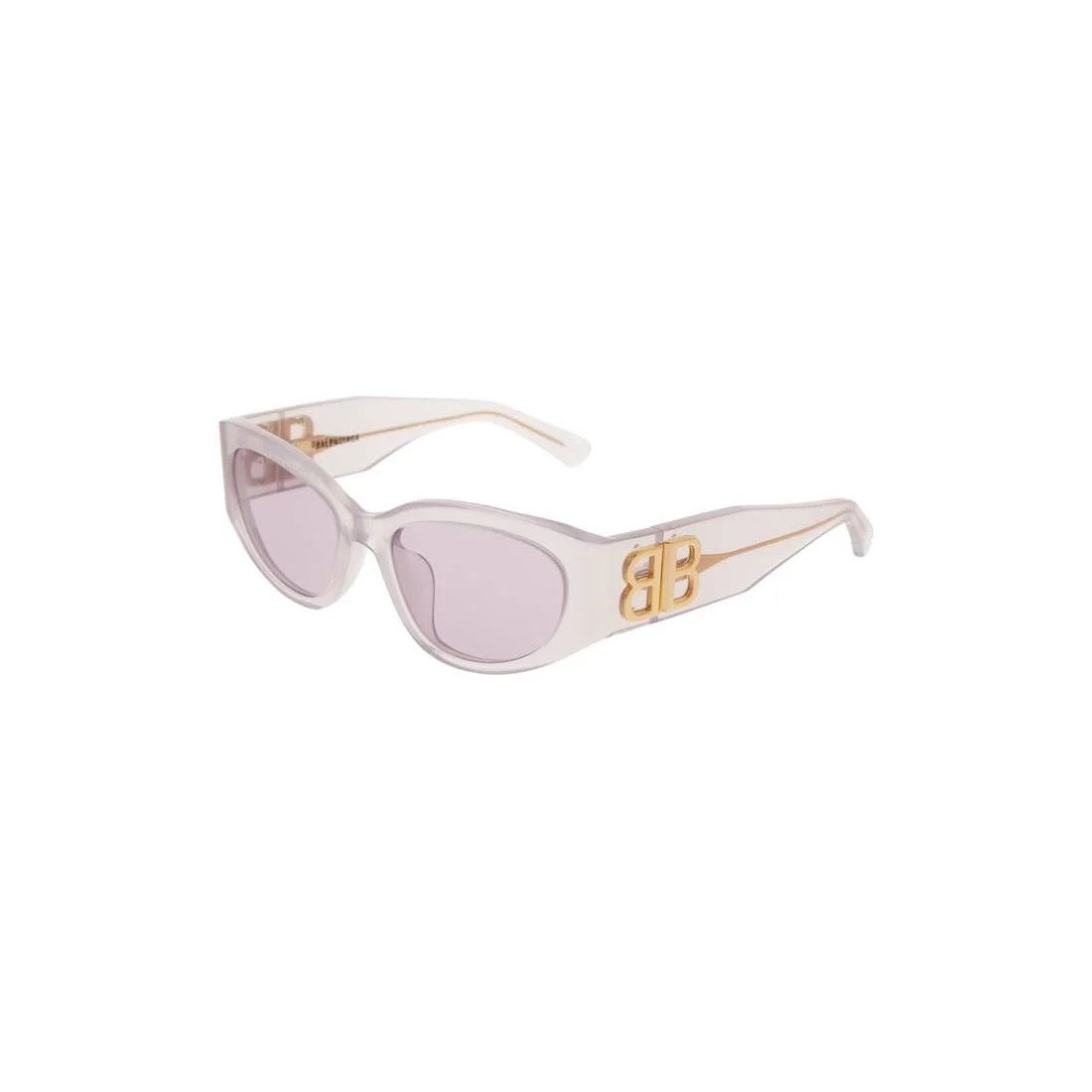 Balenciaga o1tr1nto0326 Size: OS / Bossy Round Af Sunglasses Light Pink Size ONE SIZE - 4 Thumbnail