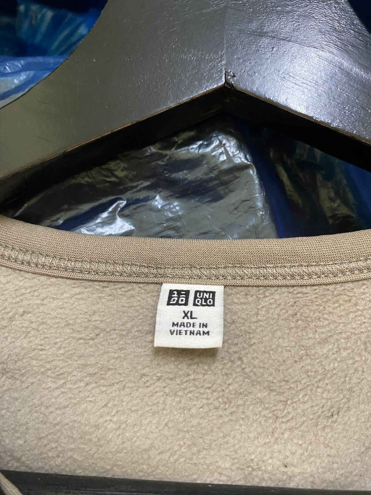 Uniqlo Fleece Button Cardigan Jacket – Beige Sherpa