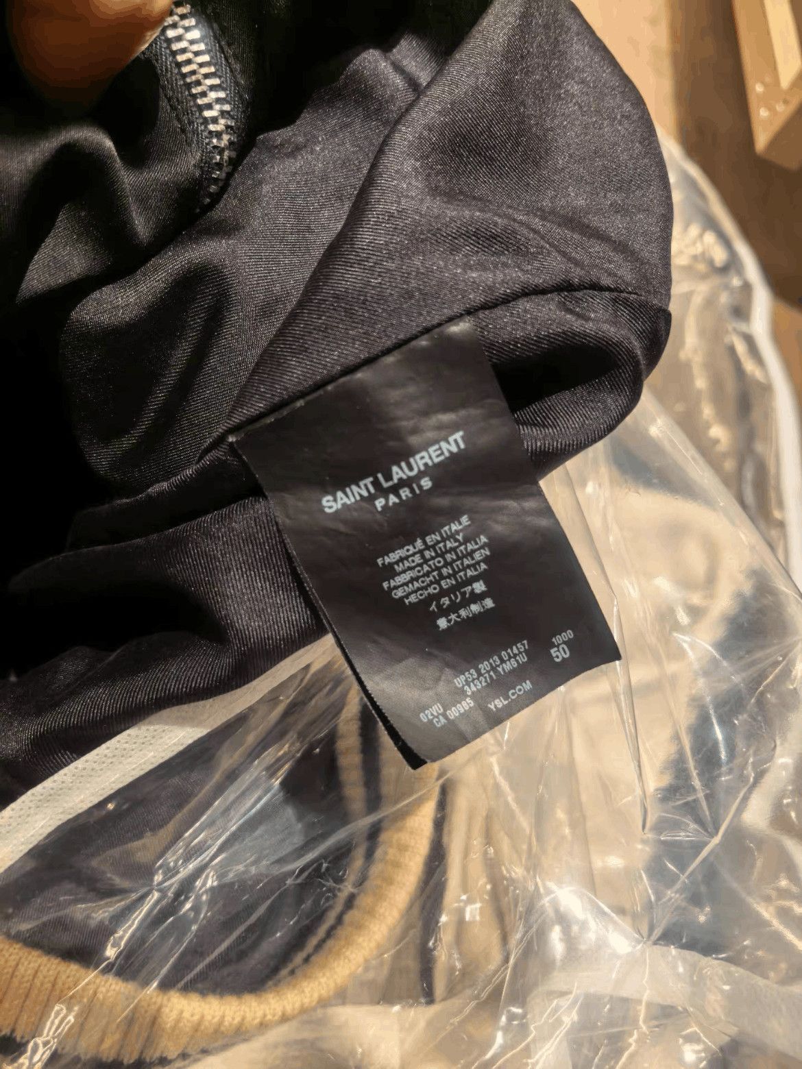 Saint Laurent Paris Sz 50 Saint Laurent Paris by Hedi 14SS Blood Tooth Jacket-2 Size US M / EU 48-50 / 2 - 5 Thumbnail