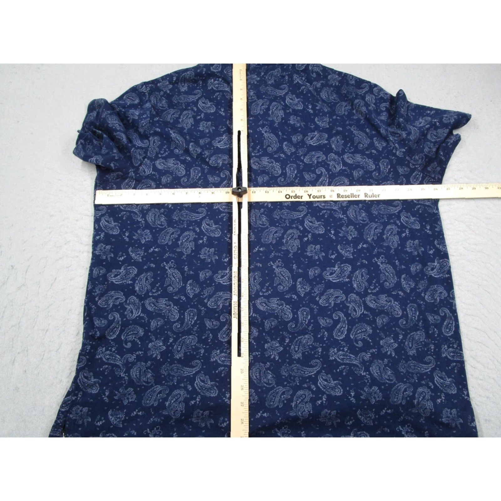 Polo Ralph Lauren Polo Ralph Lauren Polo Shirt Mens 2XL Navy Blue Paisley Short Sleeve Casual Preppy Size US XXL / EU 58 / 5 - 4 Thumbnail