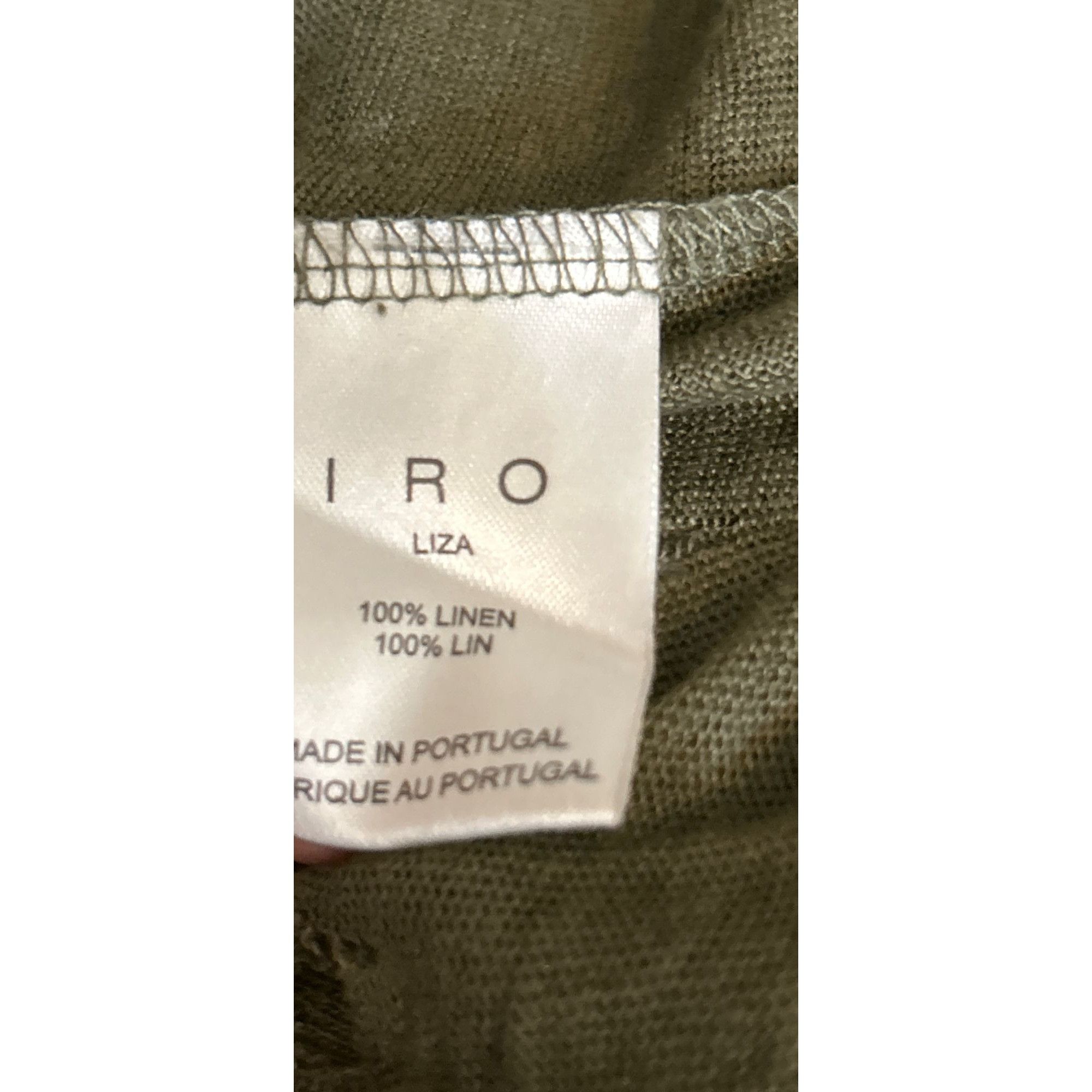 Iro IRO Top Distressed Gray Size Medium Linen Crew Neck Torn Gru Size M / US 6-8 / IT 42-44 - 8 Thumbnail