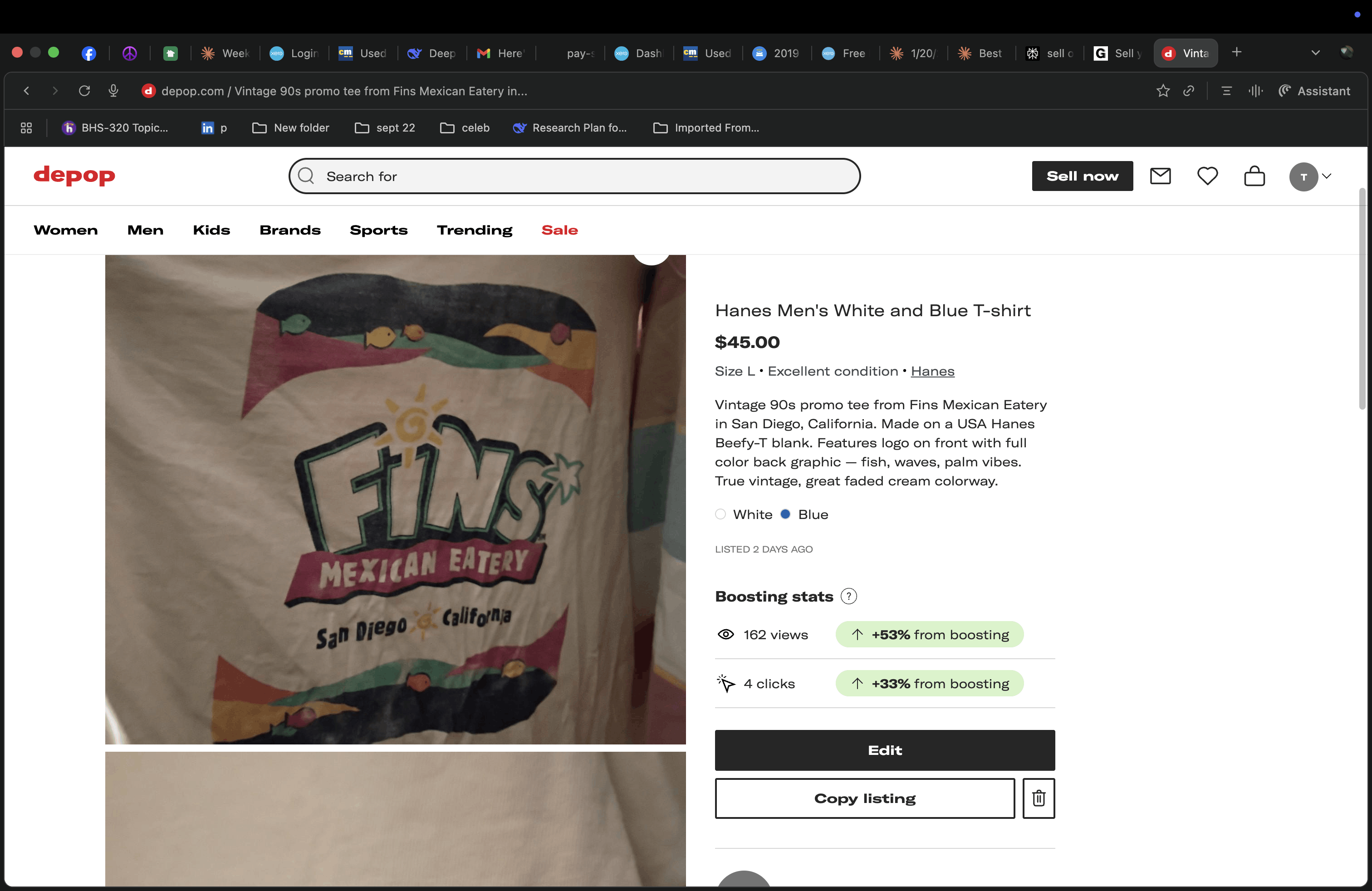 Other Vintage San Diego T Size US L / EU 52-54 / 3 - 1 Thumbnail
