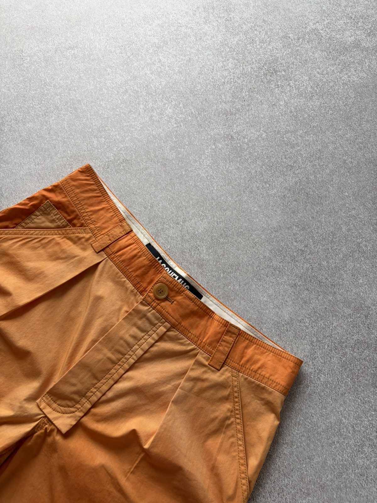 Jacquemus Jacquemus Le Coup De Soleil Orange Pattern Cotton Shorts Size US 32 / EU 48 - 5 Thumbnail
