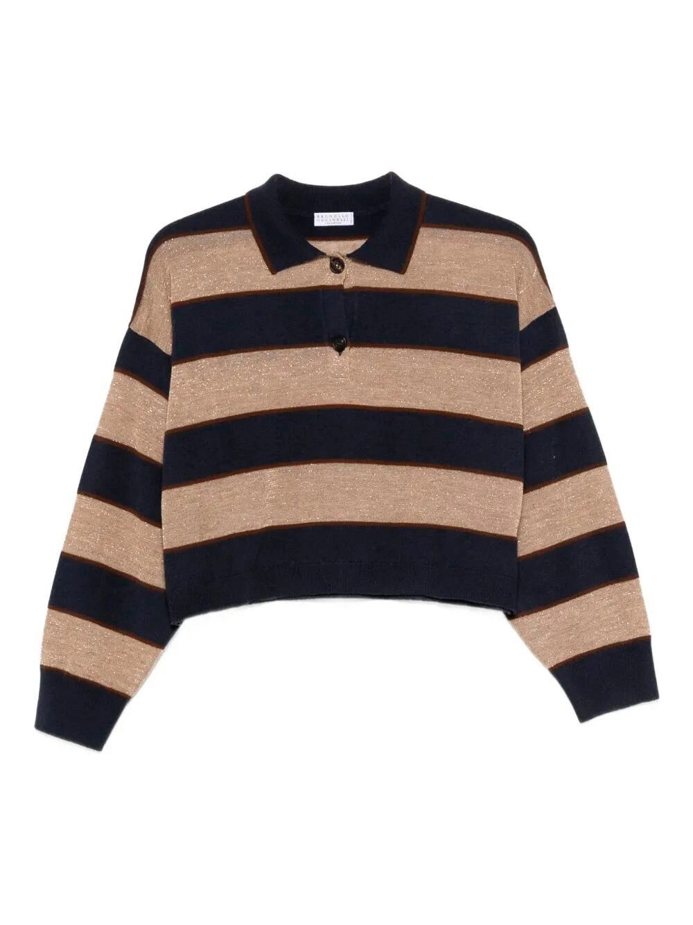 Brunello Cucinelli Polo Sweater Size XS / US 0-2 / IT 36-38 - 1 Thumbnail