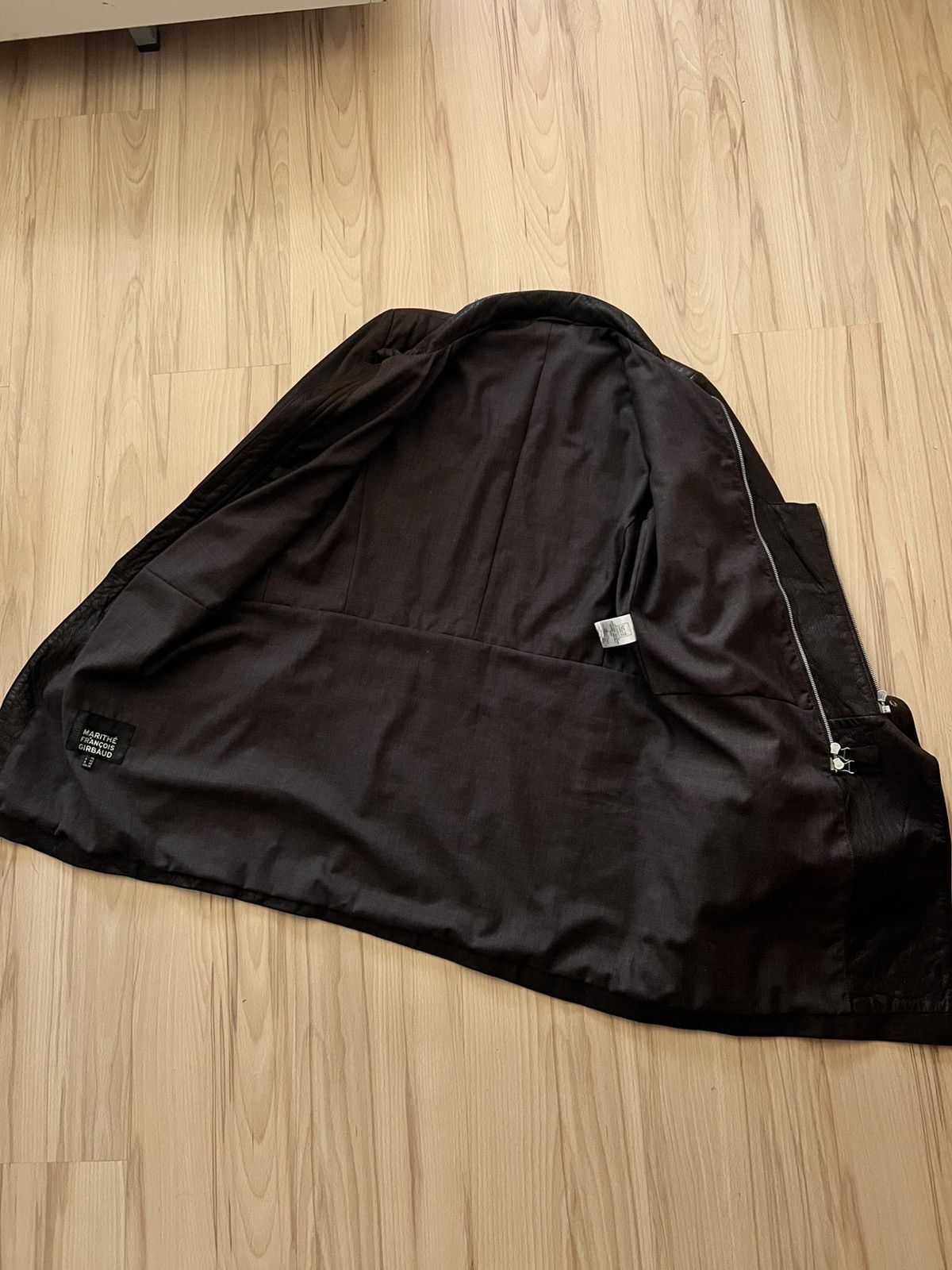 Marithe + Francois Girbaud RARE Marithe Francois Girbaud Leather Trench Coat Jacket Size M / US 6-8 / IT 42-44 - 21 Thumbnail